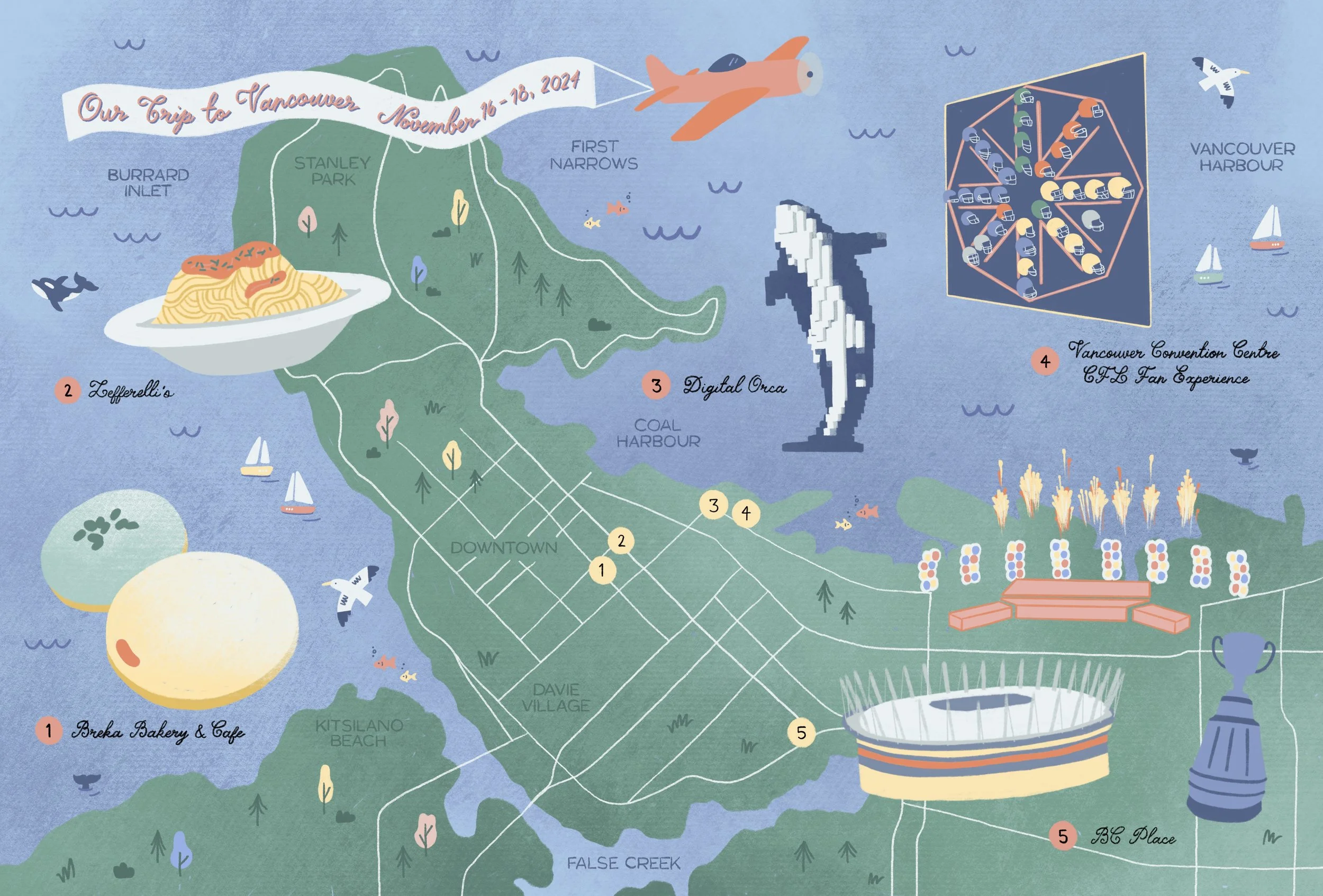 Map of Vancouver