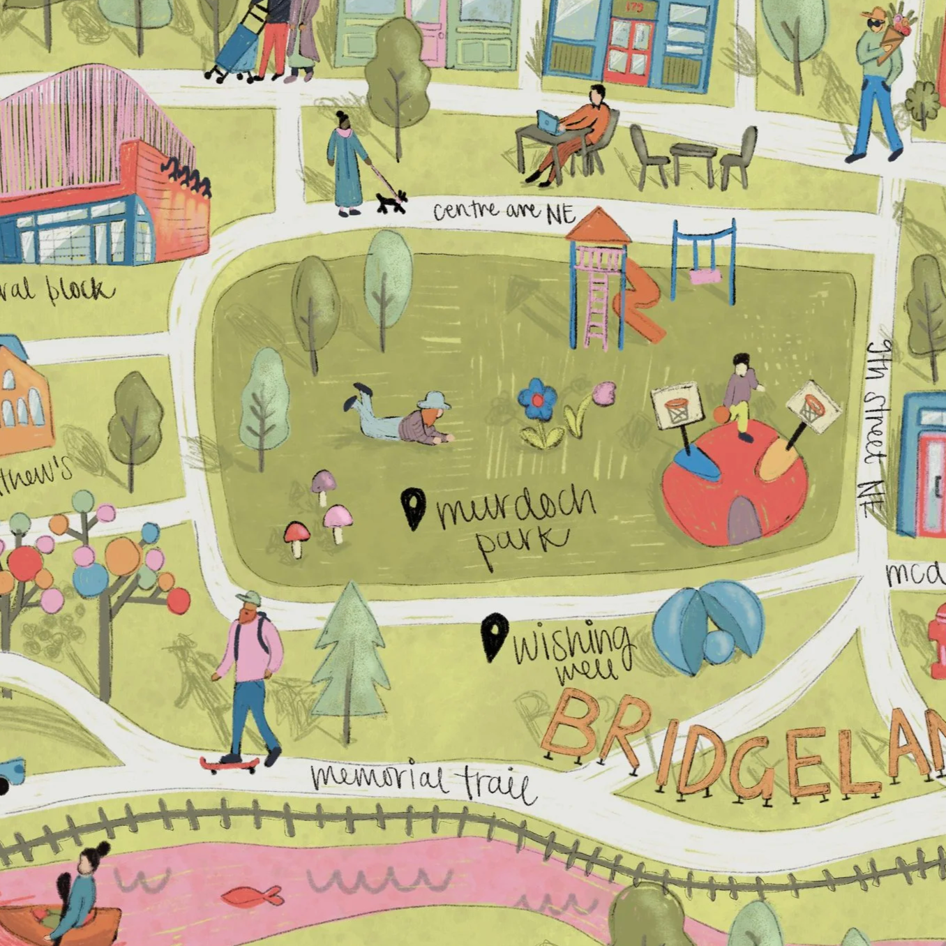 Map of Bridgeland