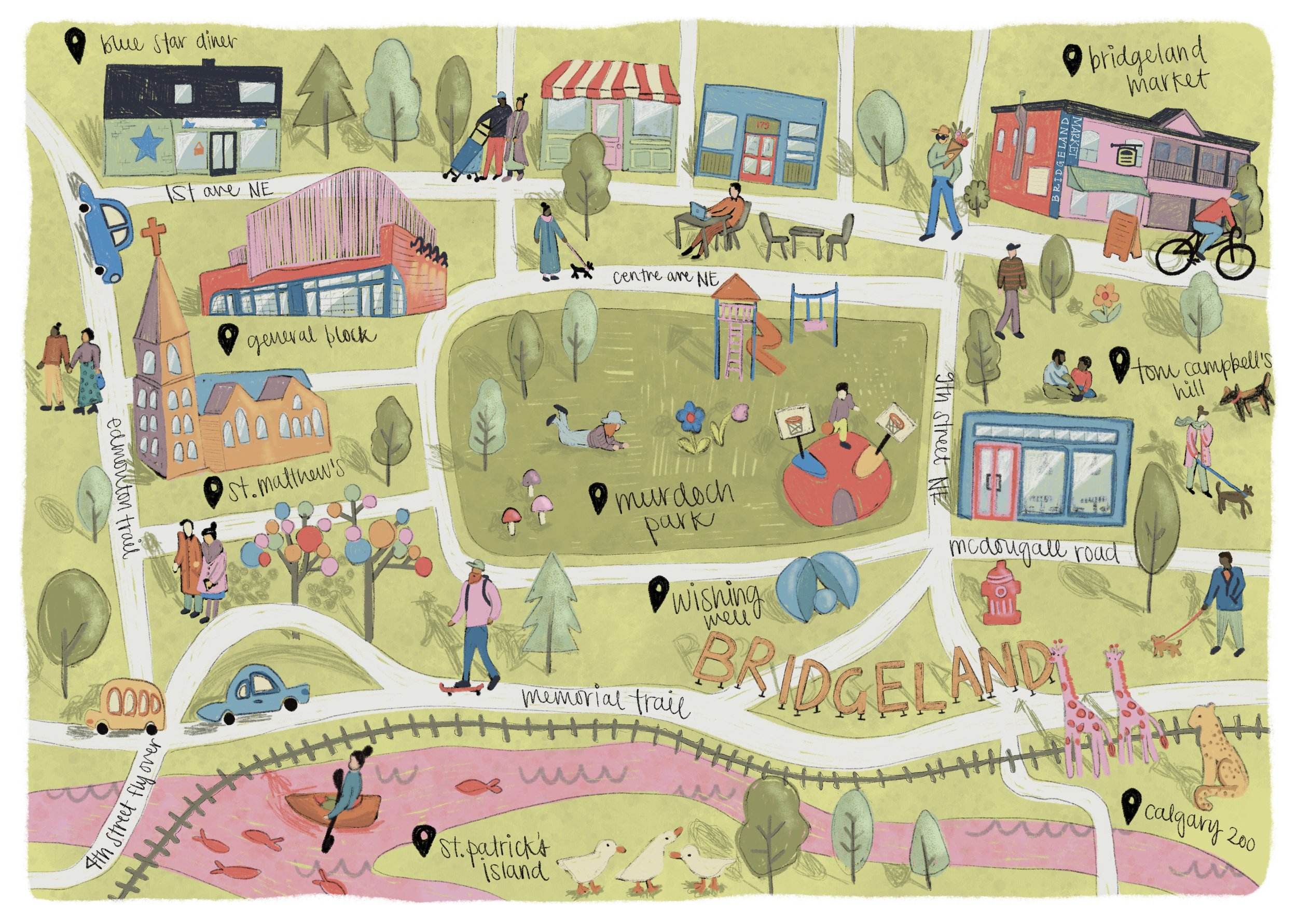 Map of Bridgeland
