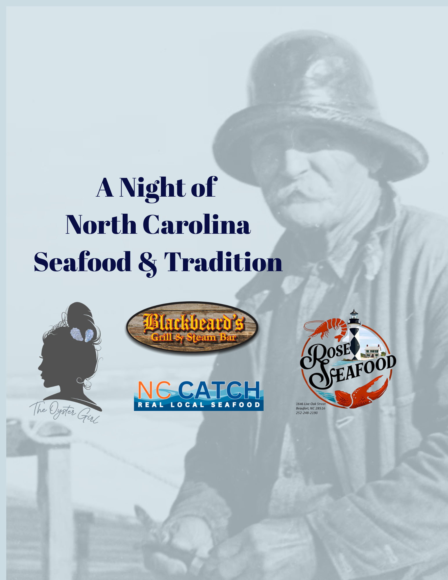 A Night of North Carolina Seafood &amp; Tradition Blackbeard’s Grill- Beaufort, NC