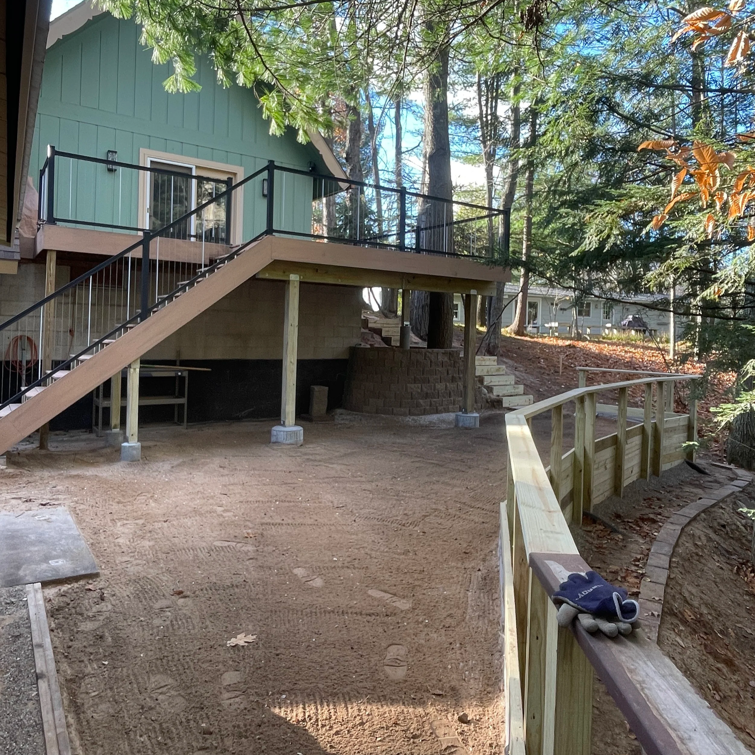 Deck & Retaining Wall Retrofit