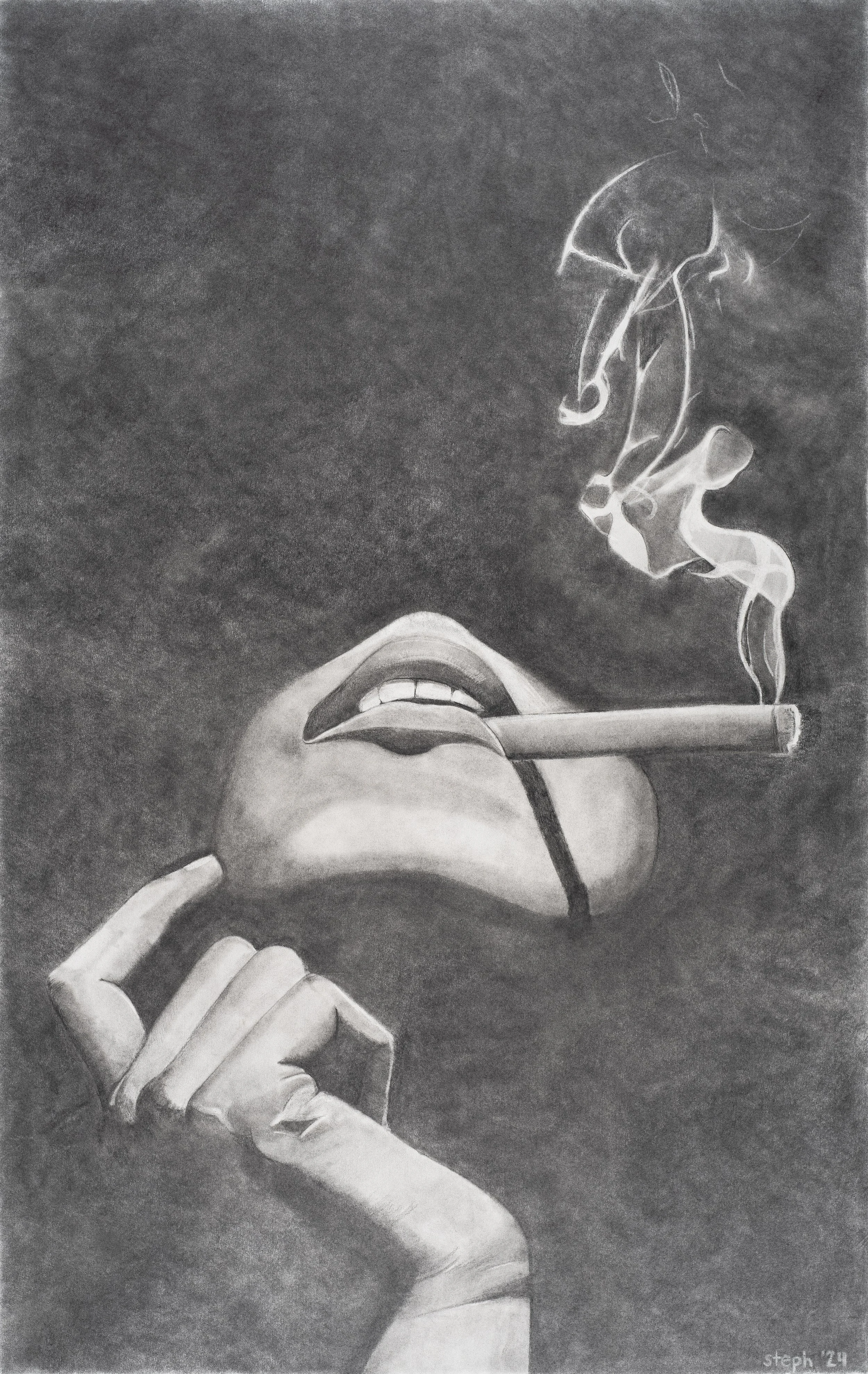 Woman Smoking