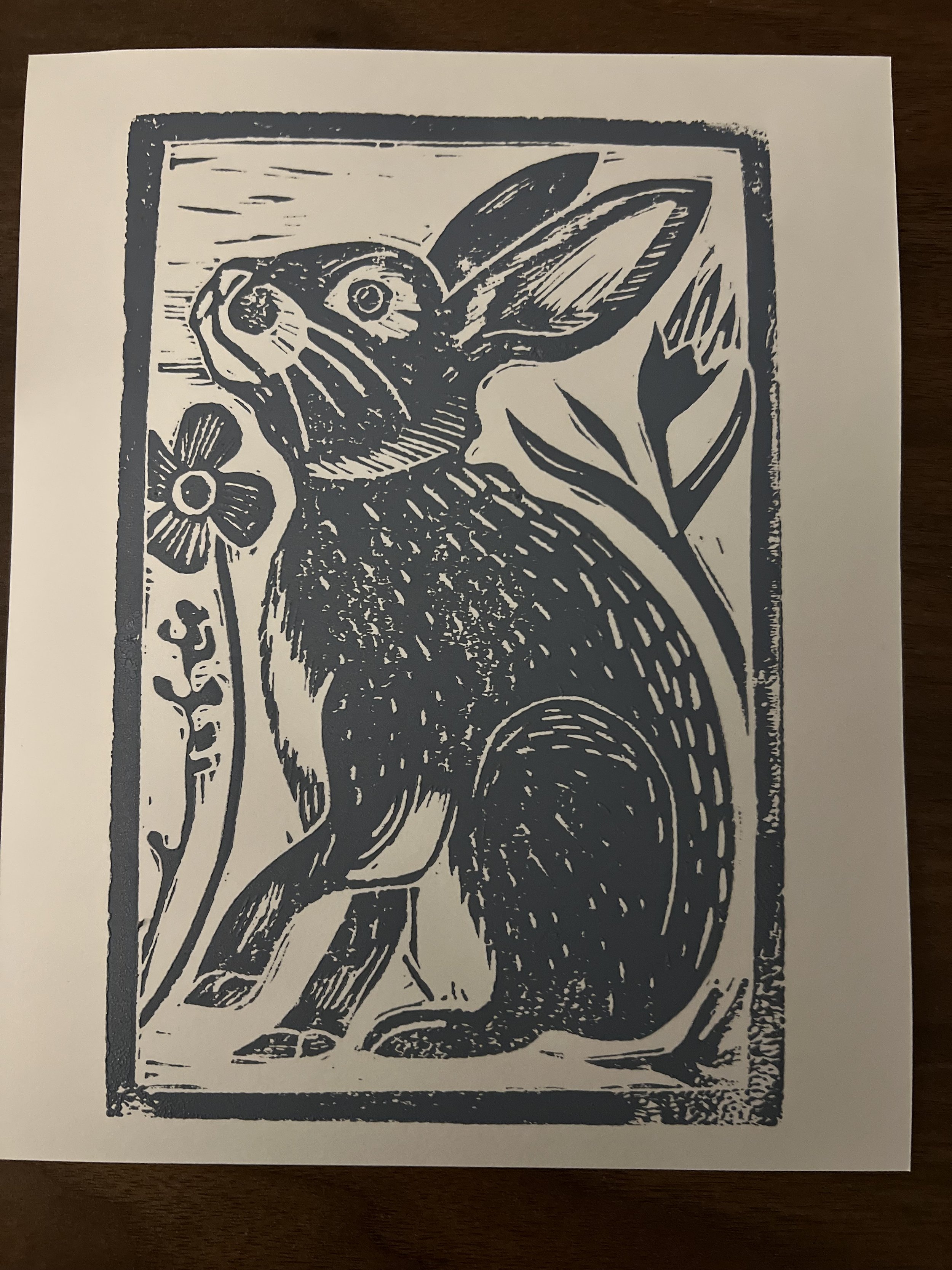 Rabbit in Garden