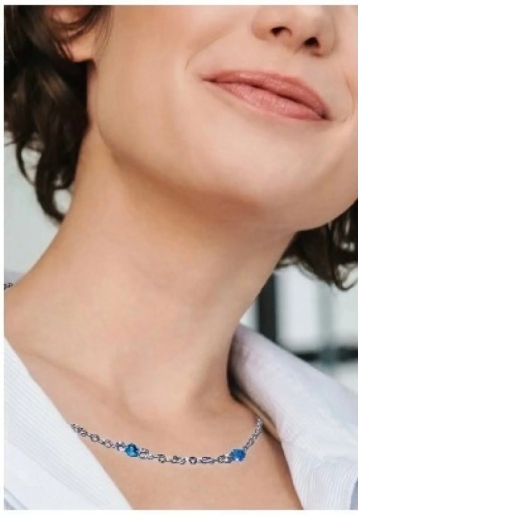 Wrapped Crystal Chain Necklace