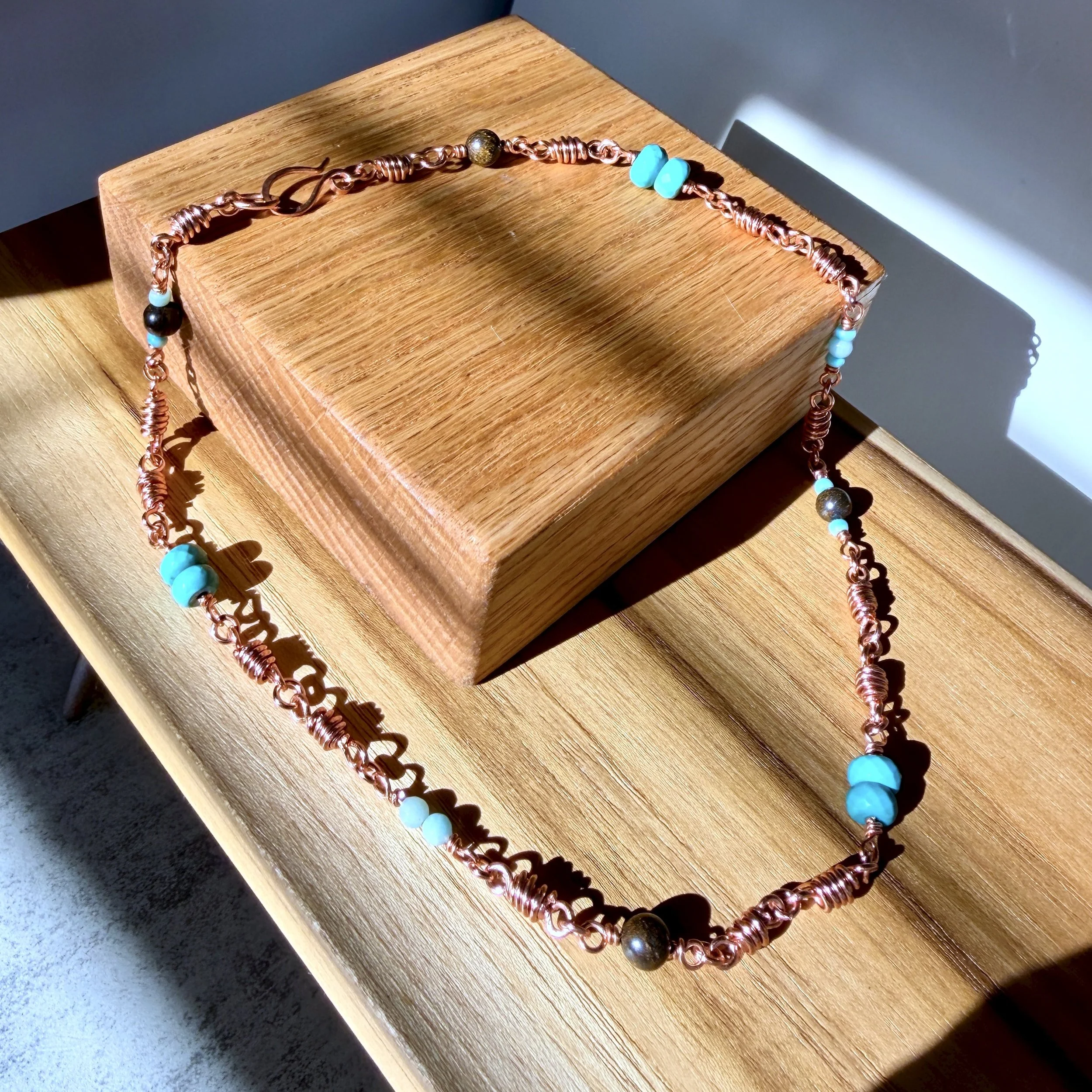 West Texas Sunset Copper Necklace