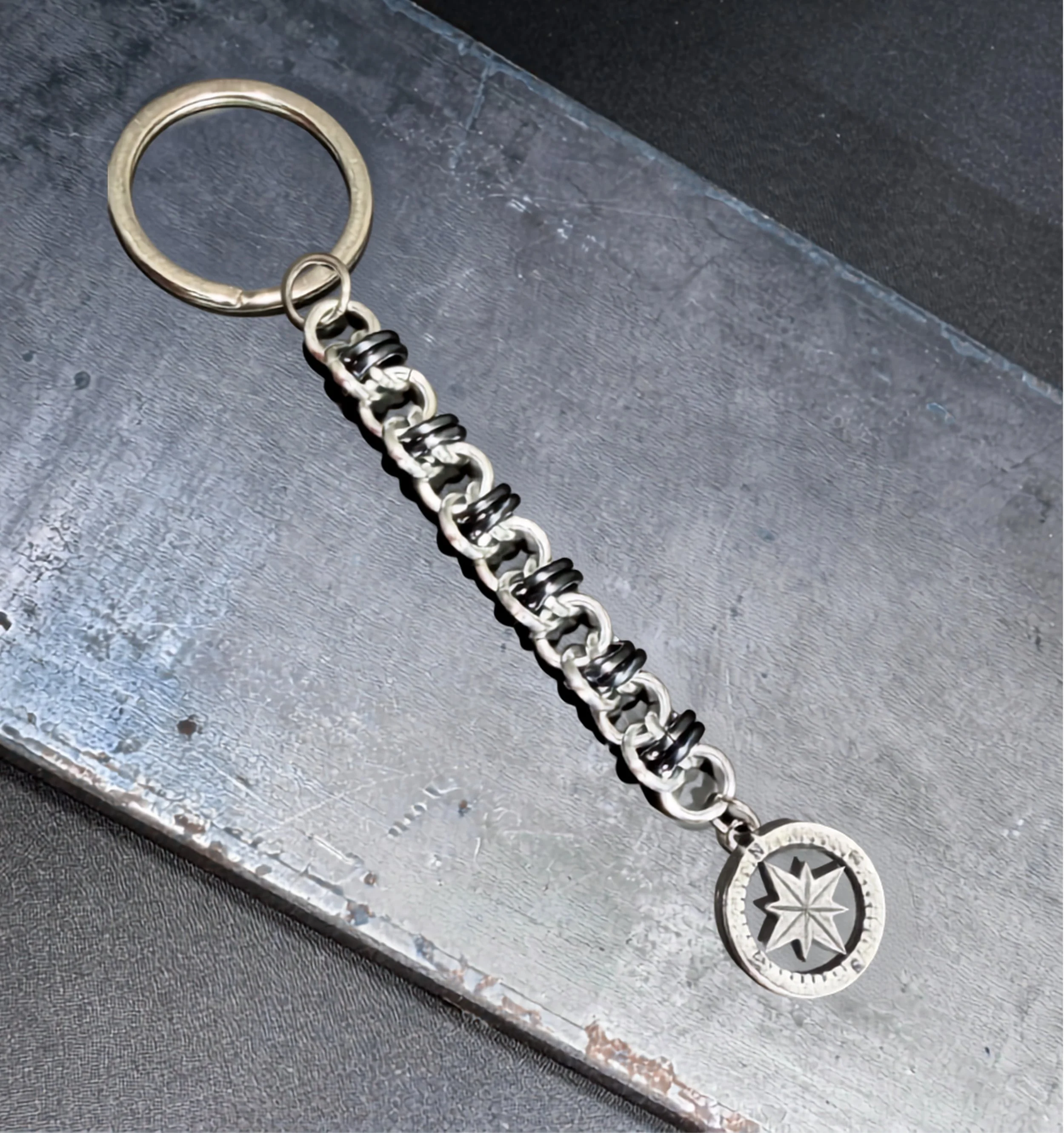 Compass Keychain