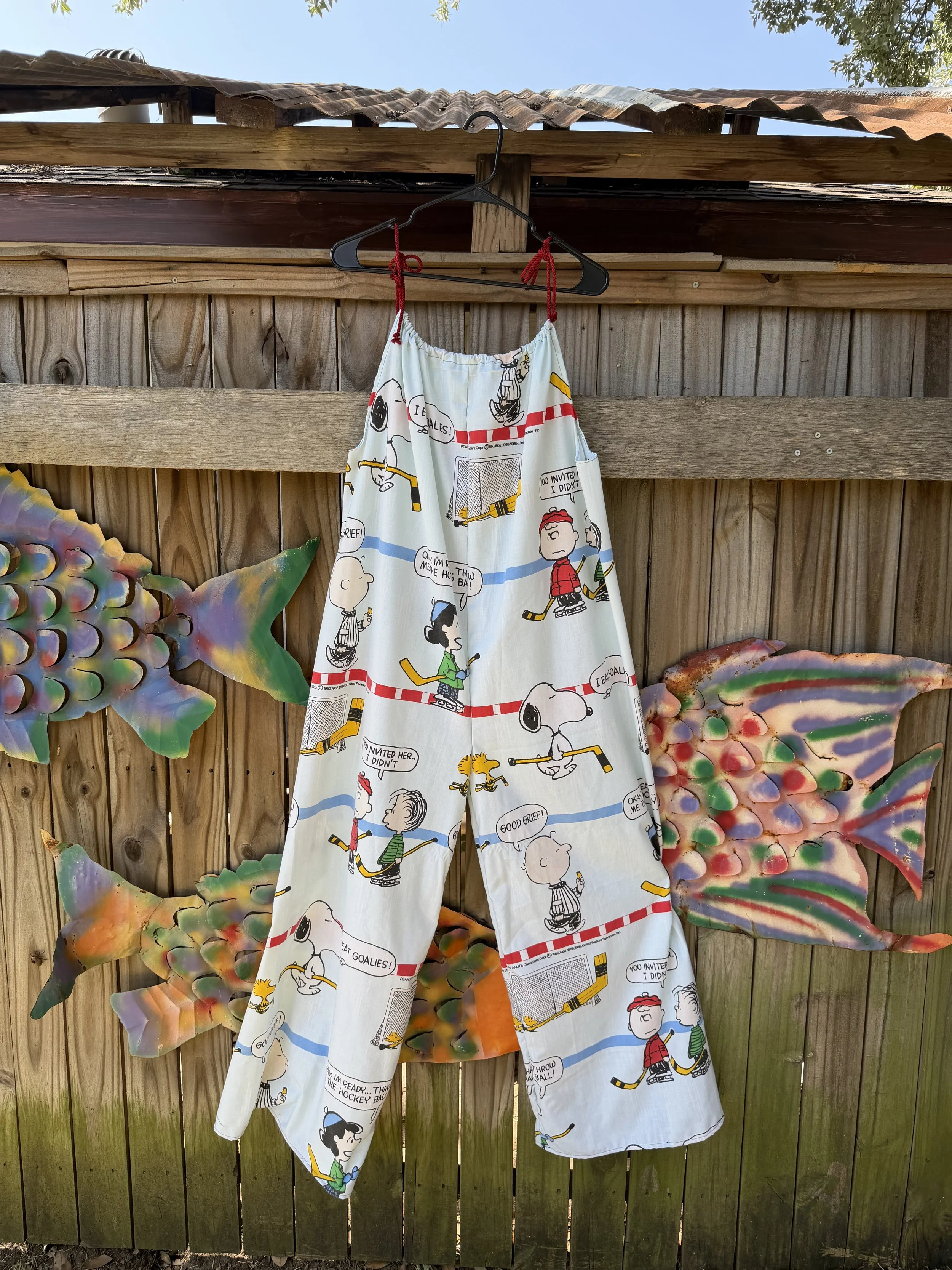 Peanuts Halter Overalls
