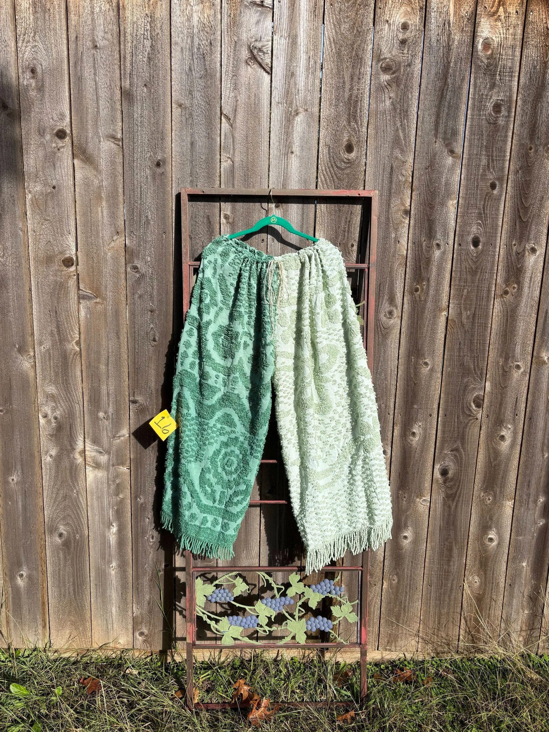 Mismatched Chenille Pants #16