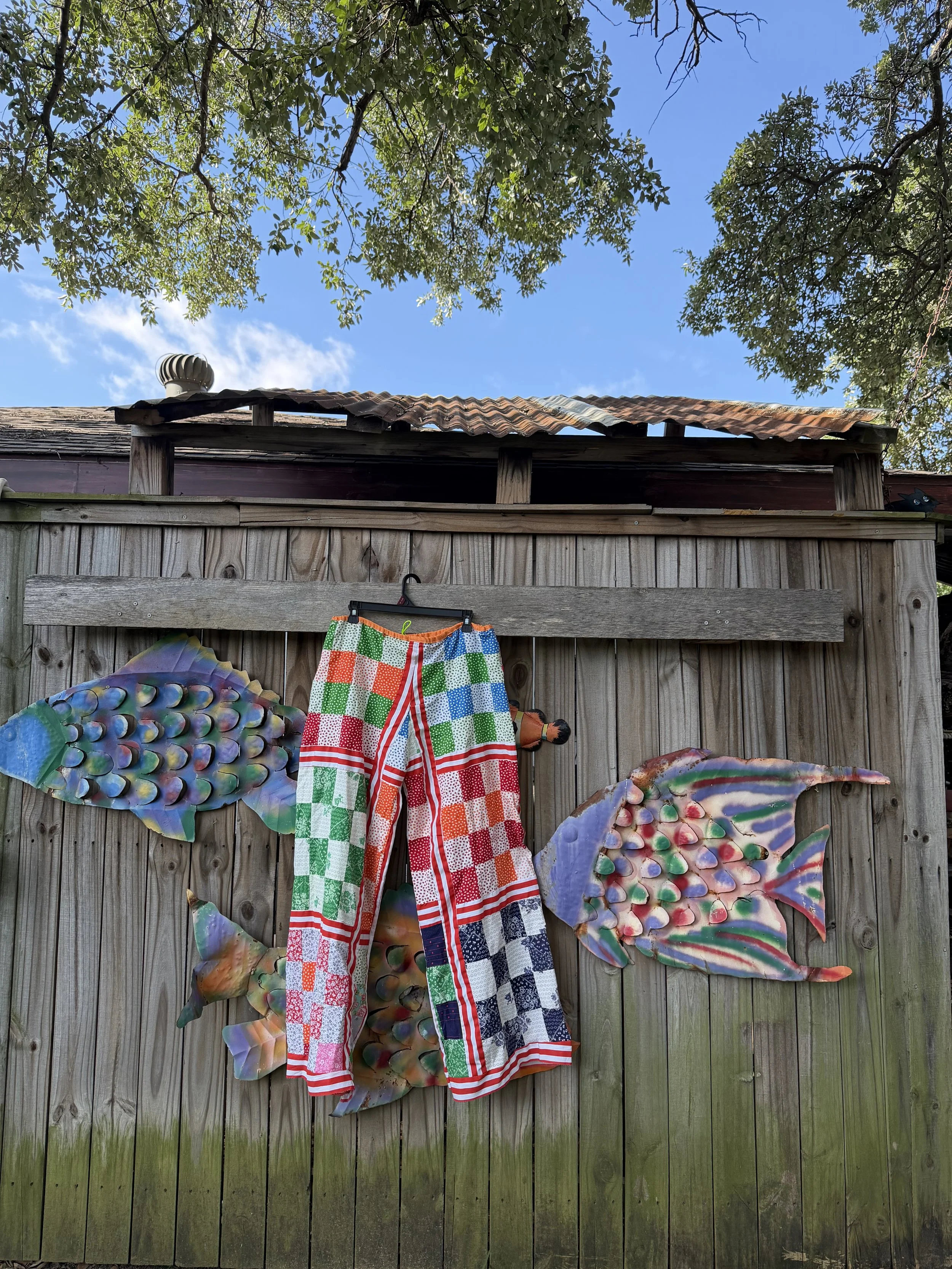 Funky Quilt Top Pants