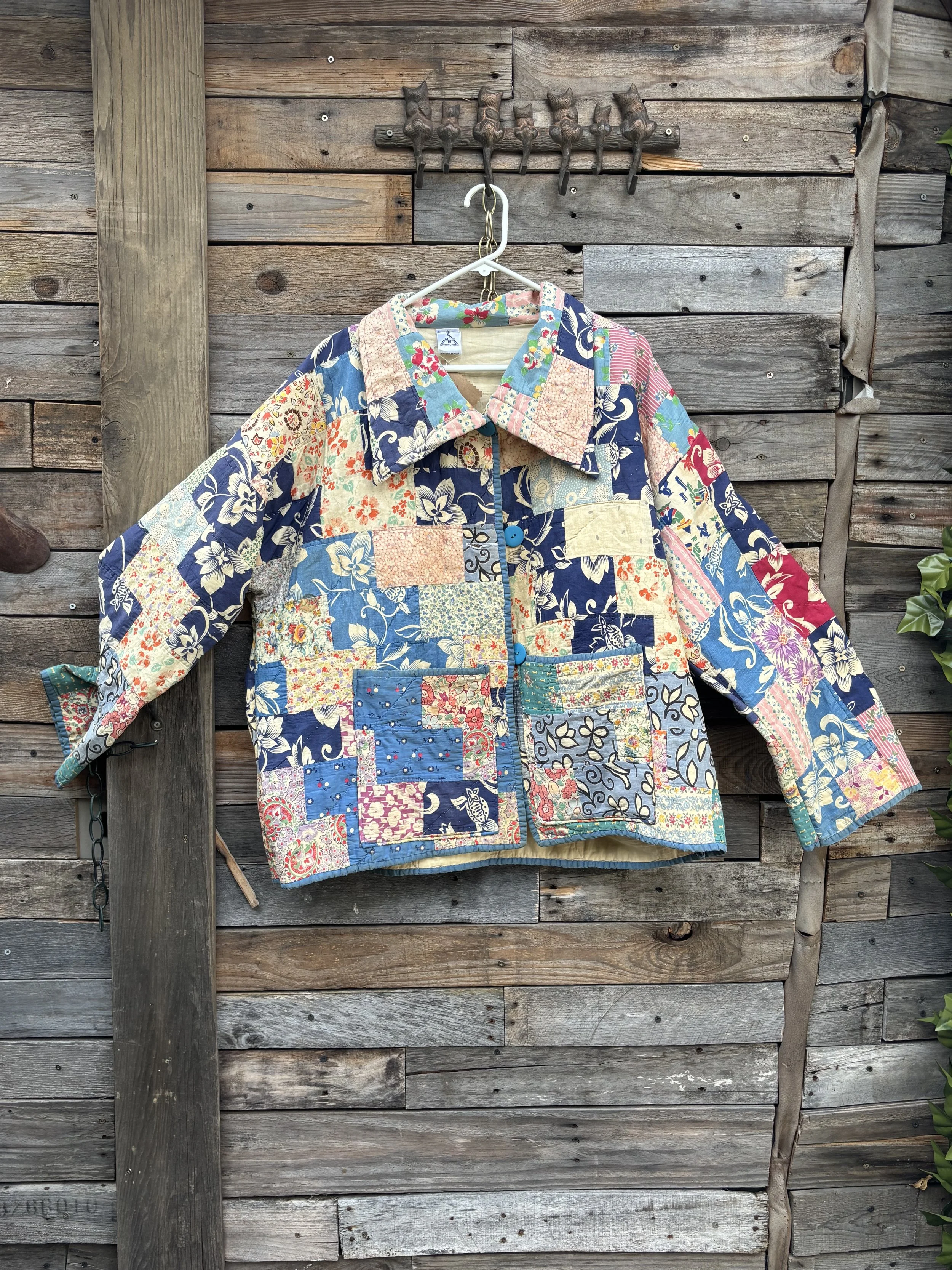 Floral Patchwork Quilted Jacket