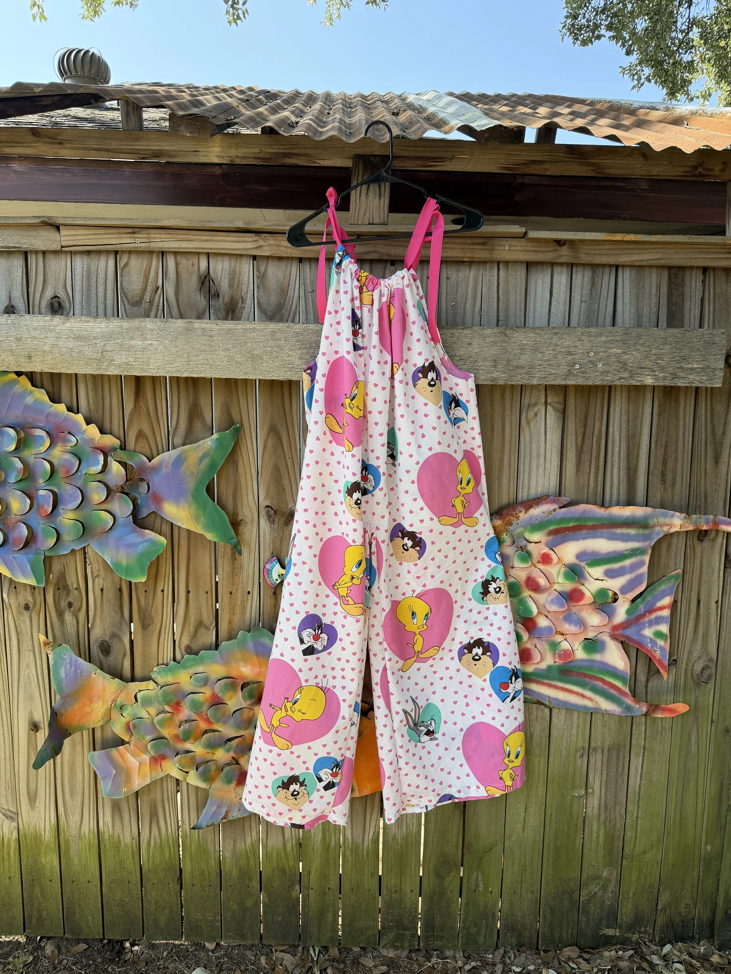 Looney Tunes Heart Halter Overalls