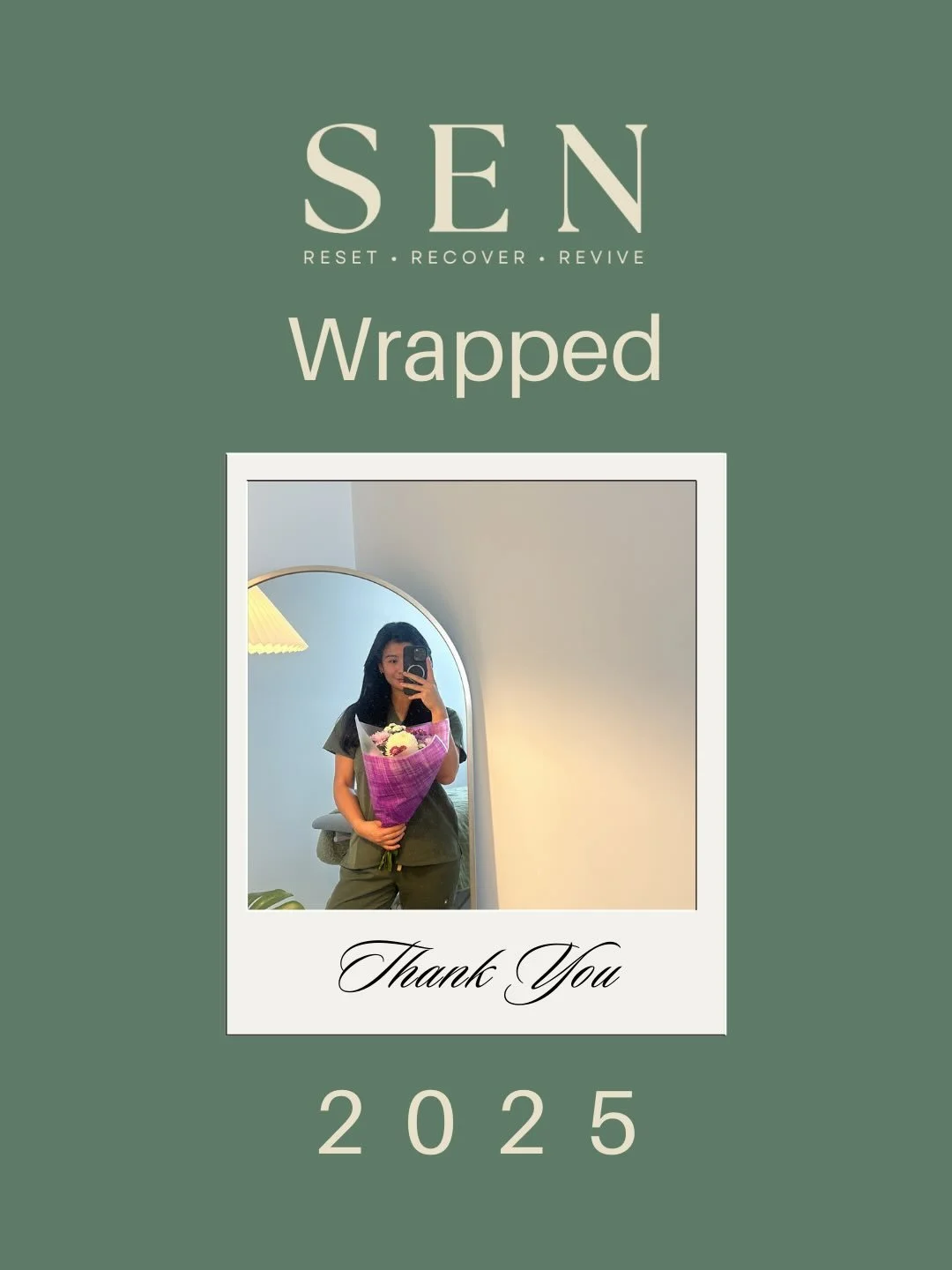 SEN WRAPPED 2025

As the year comes to a close entering into the new year, I&rsquo;m feeling incredibly grateful.
 Thank you to every single client who trusted me with your body, your stories, your healing, and your wellbeing. SEN exists because of y