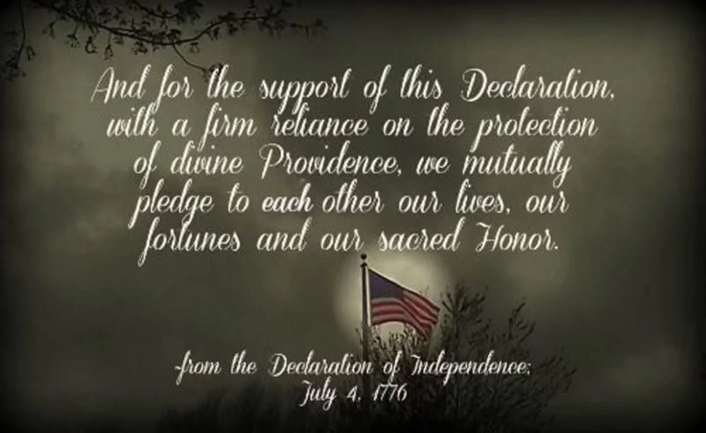 Take time to remember the brave ones who stood up for their vision of freedom and laid the foundation for this great country. They came together in their differences, being united for something greater than themselves and defeated the giant. Doing so