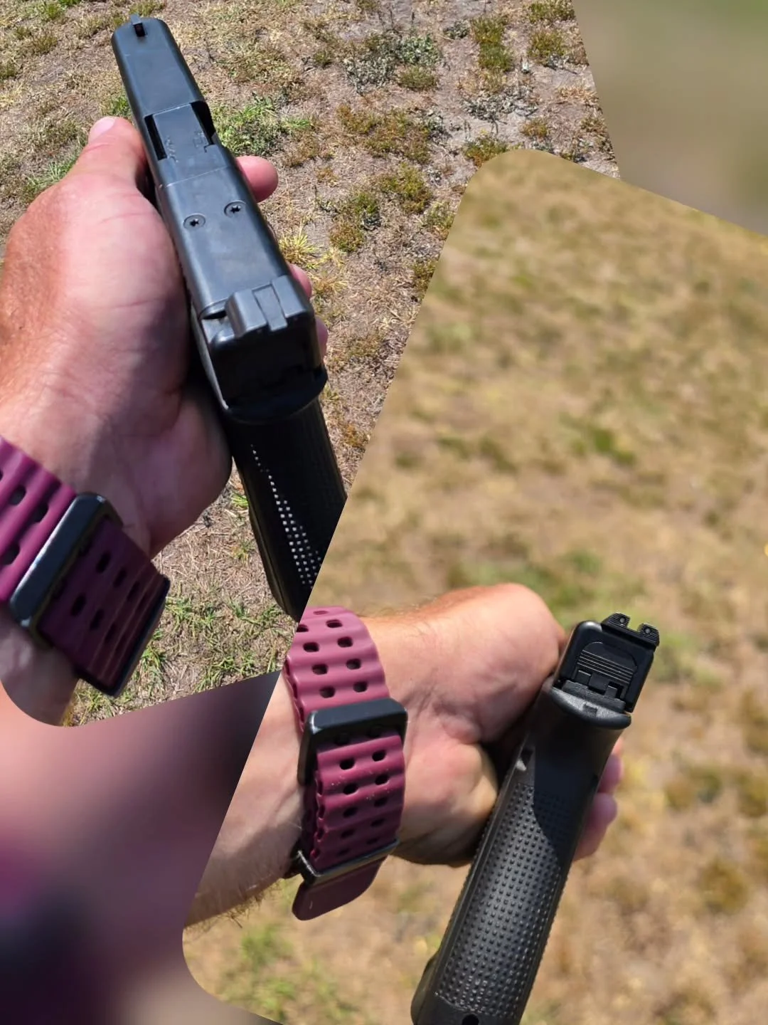 For those who use the excuse of not getting in with pistol optics because "irons never fail", I give you yet another example that they do. This happened on a Glock 17 MOS that an officer was using while I was training with a local PD today.
