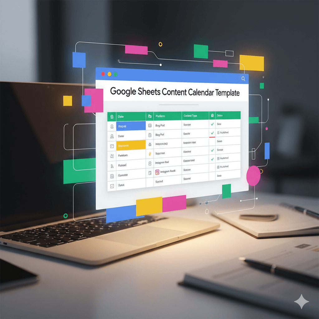 Google Sheets Content Calendar Template