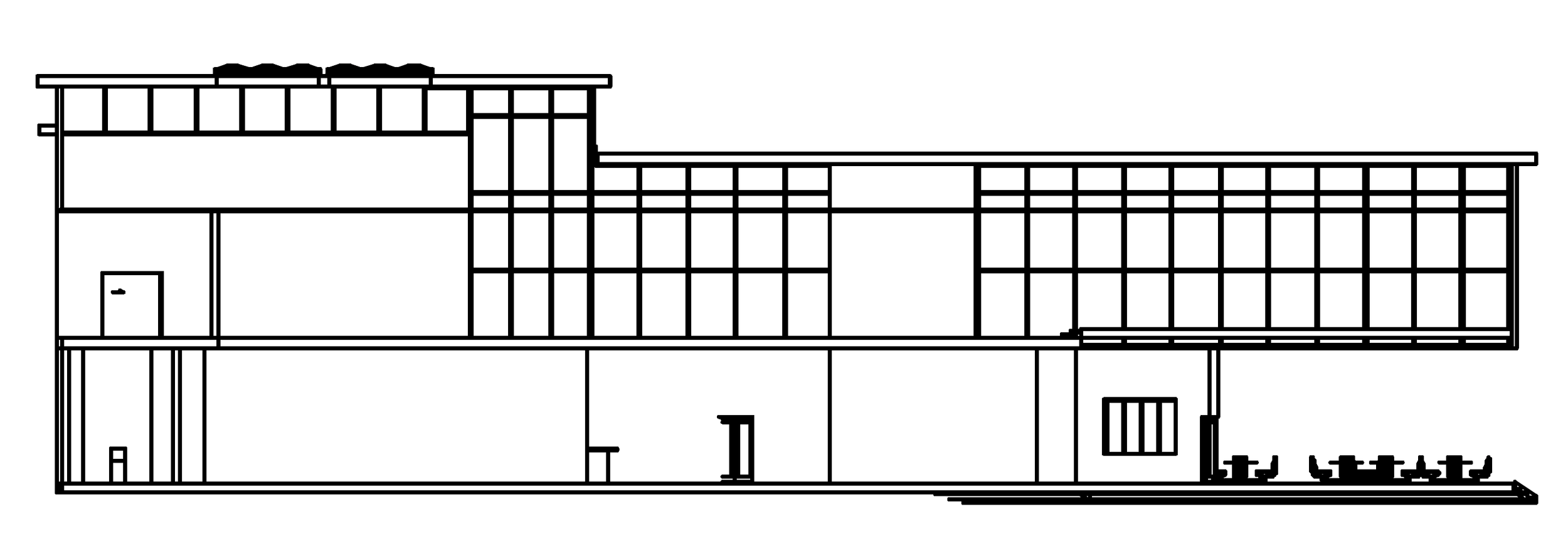 Section Cut (South facing North)