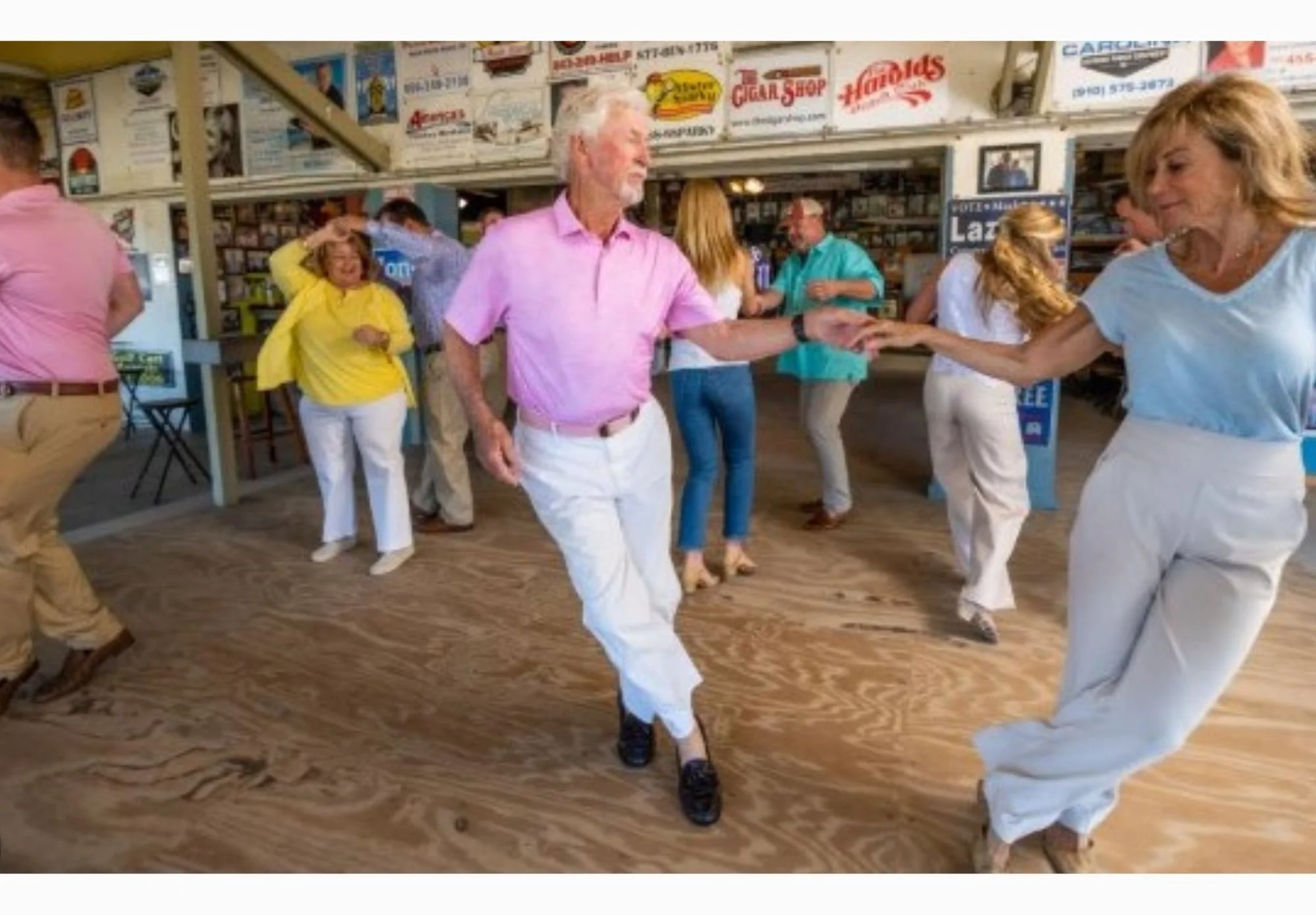 couples dancing the shag
