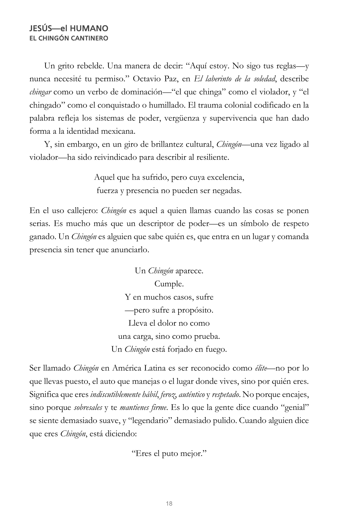 CHINGÓN 18