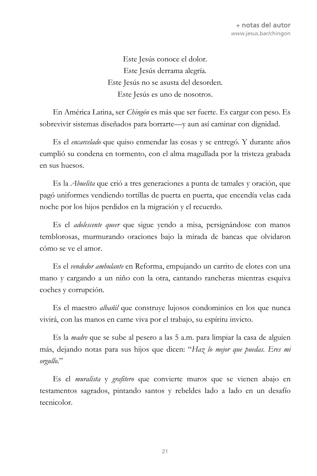 CHINGÓN 21