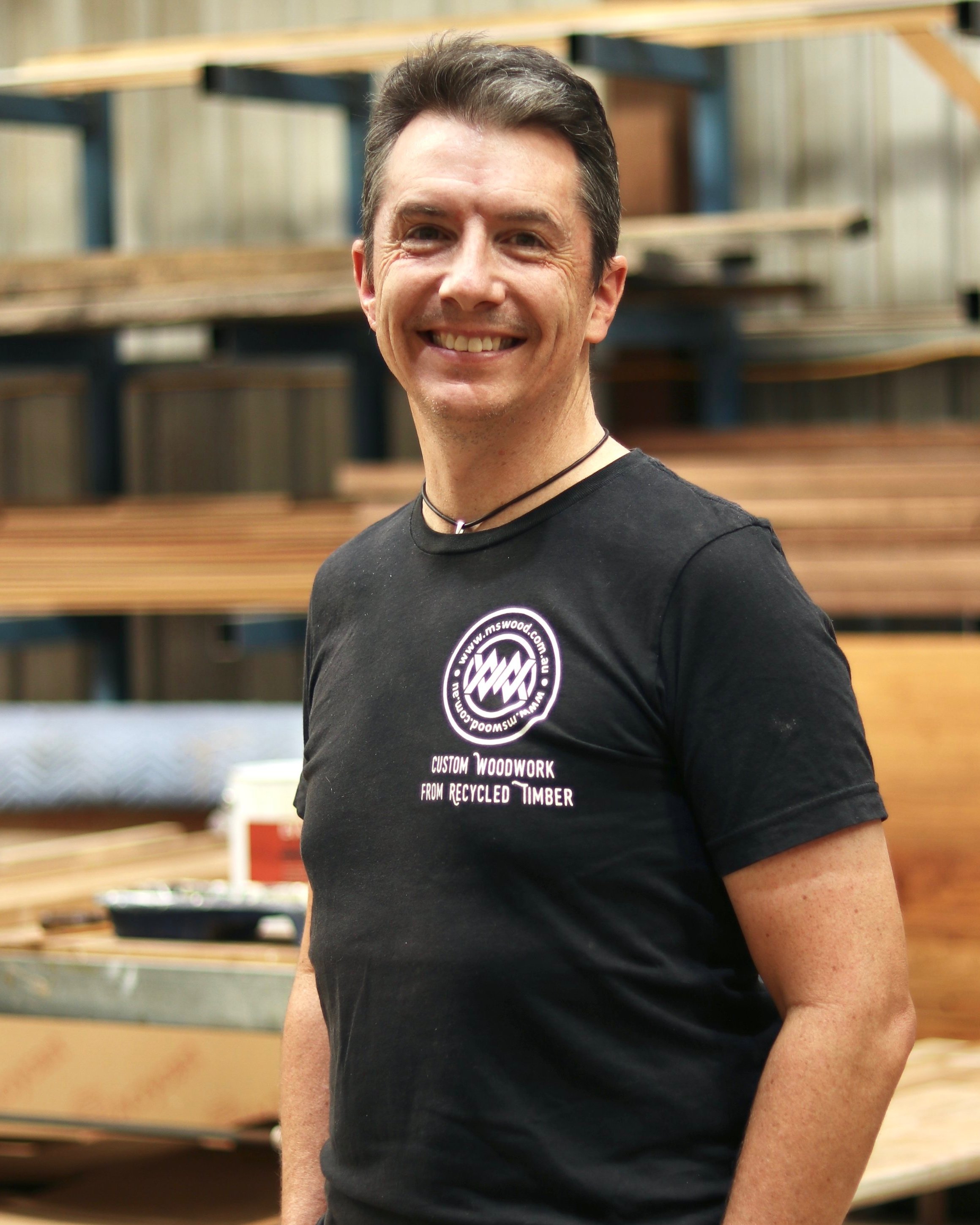 Matt, MS Wood Designer, Joiner & Founder. Creating bespoke timber furniture in Adelaide for over 30 years.