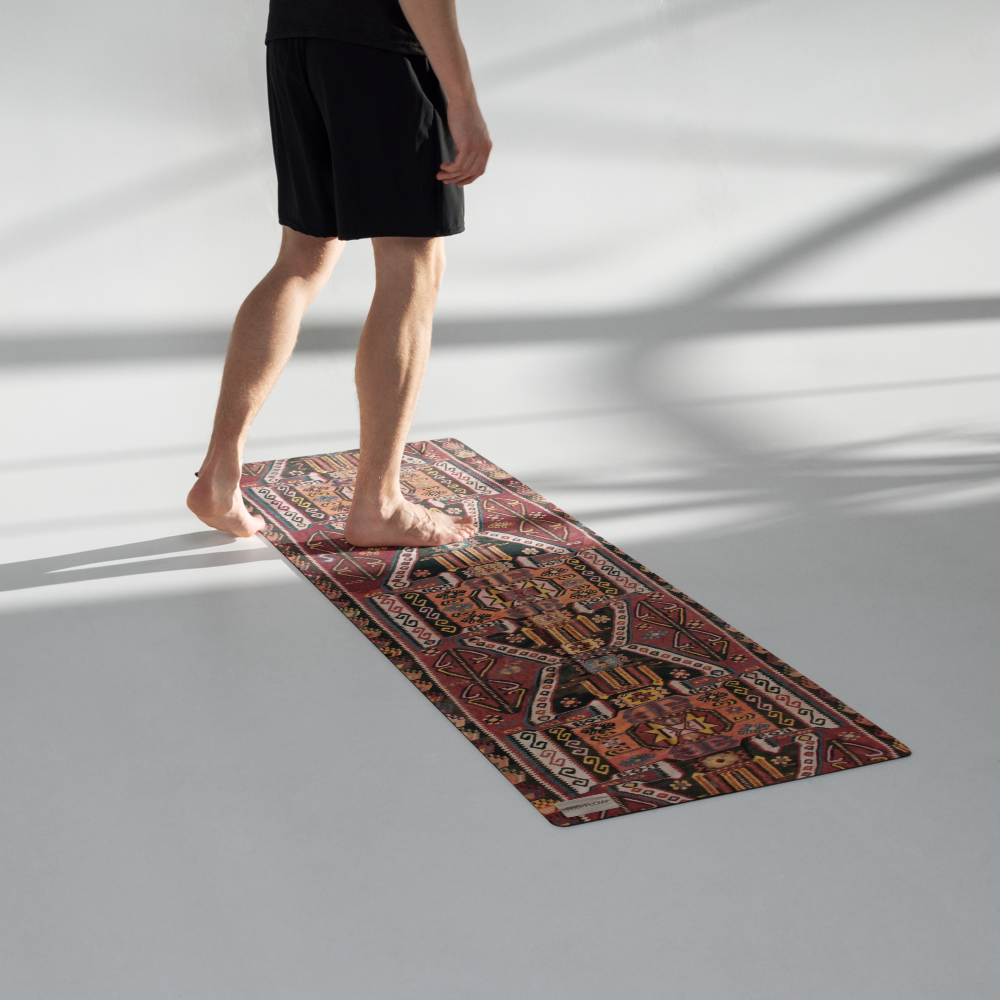 Eursa Microsuede Kilim Yoga Mat — Ebb+Flow hot yoga