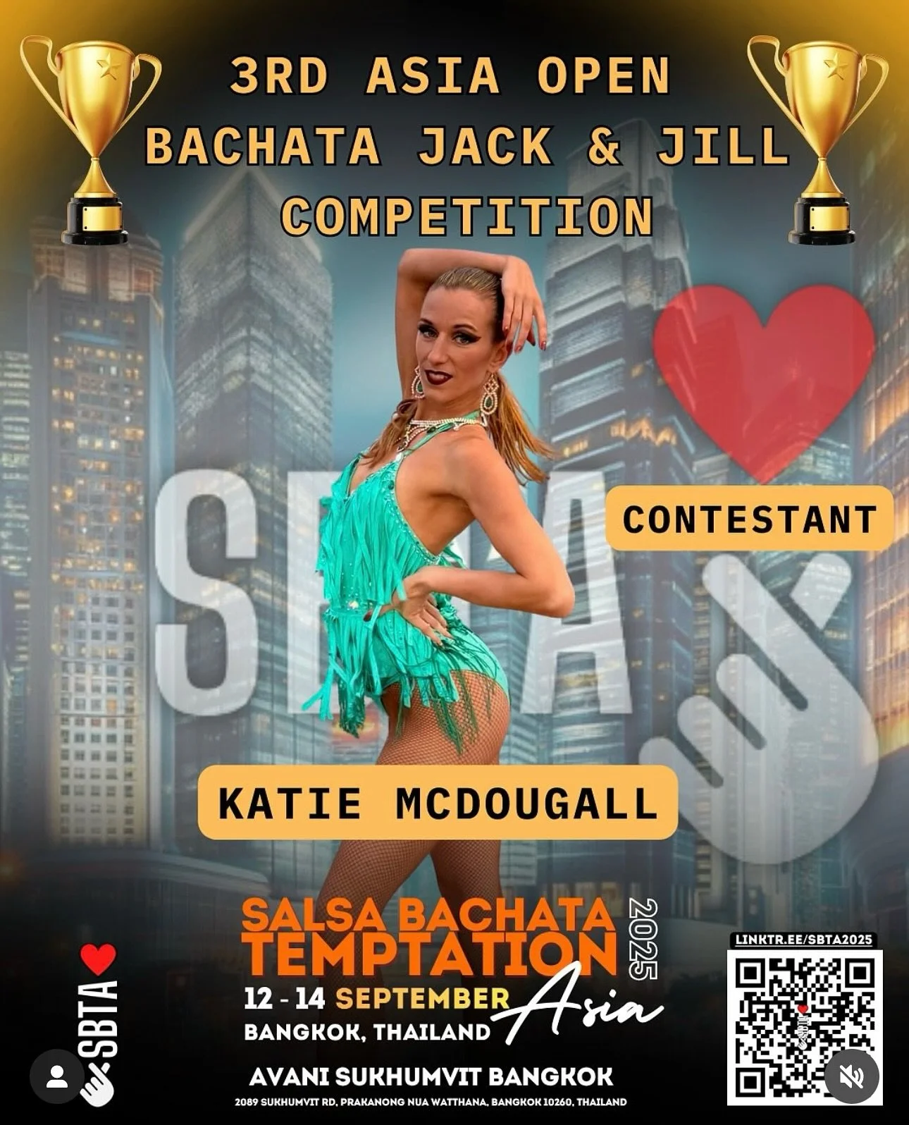 Just a reminder - No classes next week! Classes will resume with bachata at 6:30pm on Wednesday the 17th of September 🗓️

Katie and David head off to Thailand for a holiday and to upskill @salsabachatatemptation 🔥

See you when we get back ❤️