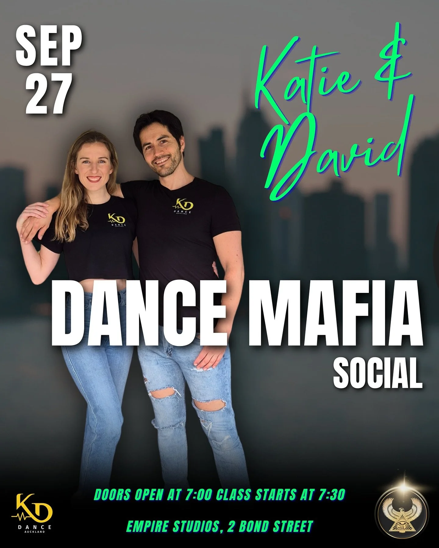 Calling all bachata lovers ❤️&zwj;🔥 We are thrilled to be teaching at the September Dance Mafia social this Saturday at 7:30pm!

From 7pm at Empire Studios - 2 Bond St, Grey Lynn

$10 tickets at the door (cash or card)
