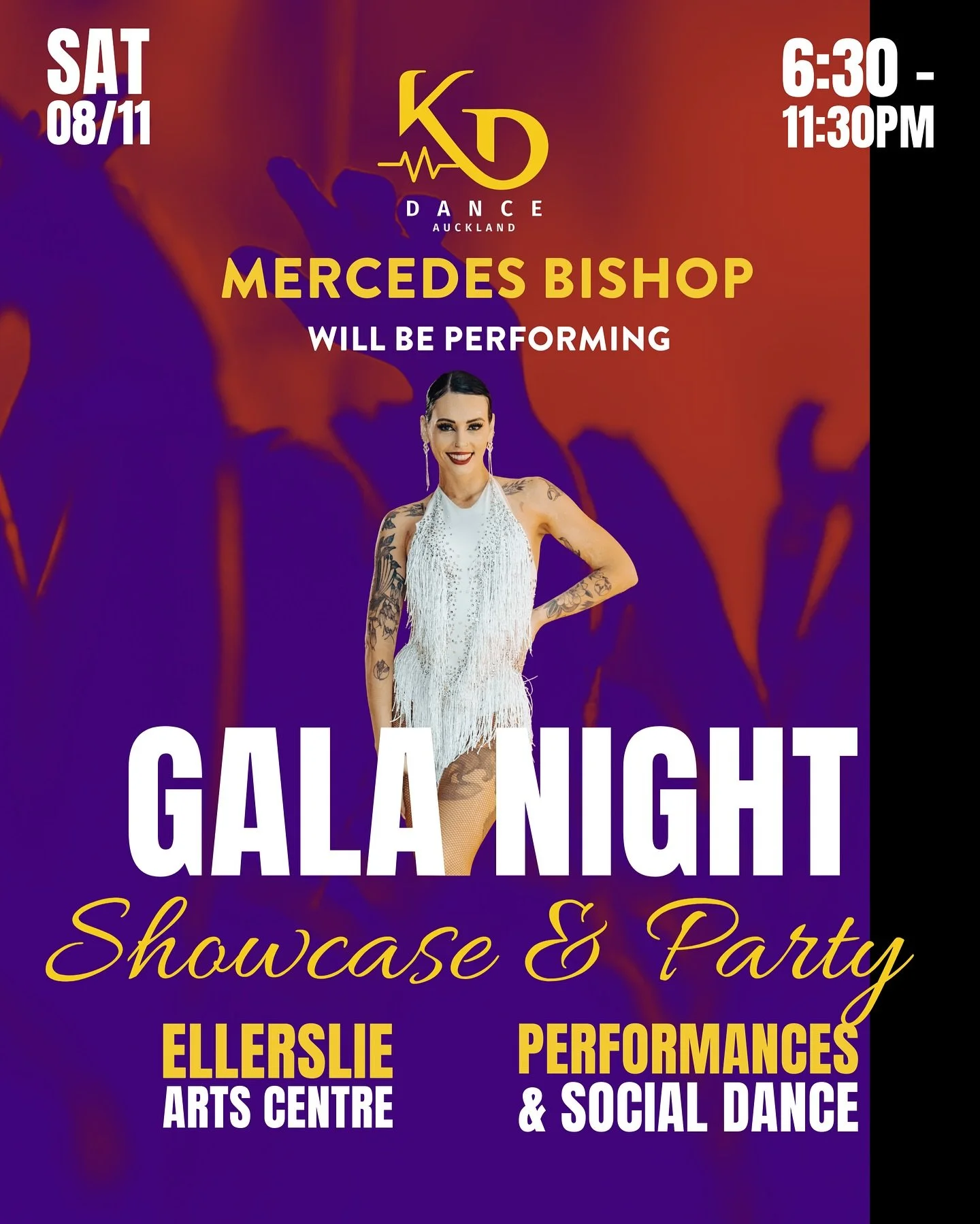 Introducing our incredible dancers who will performing at our Gala Night - Showcase &amp; Party coming up on the 8th of November.

✨Performer Spotlight - Mercedes Bishop ✨

Mercedes has been dancing Latin styles, salsa and bachata for three years. Sh