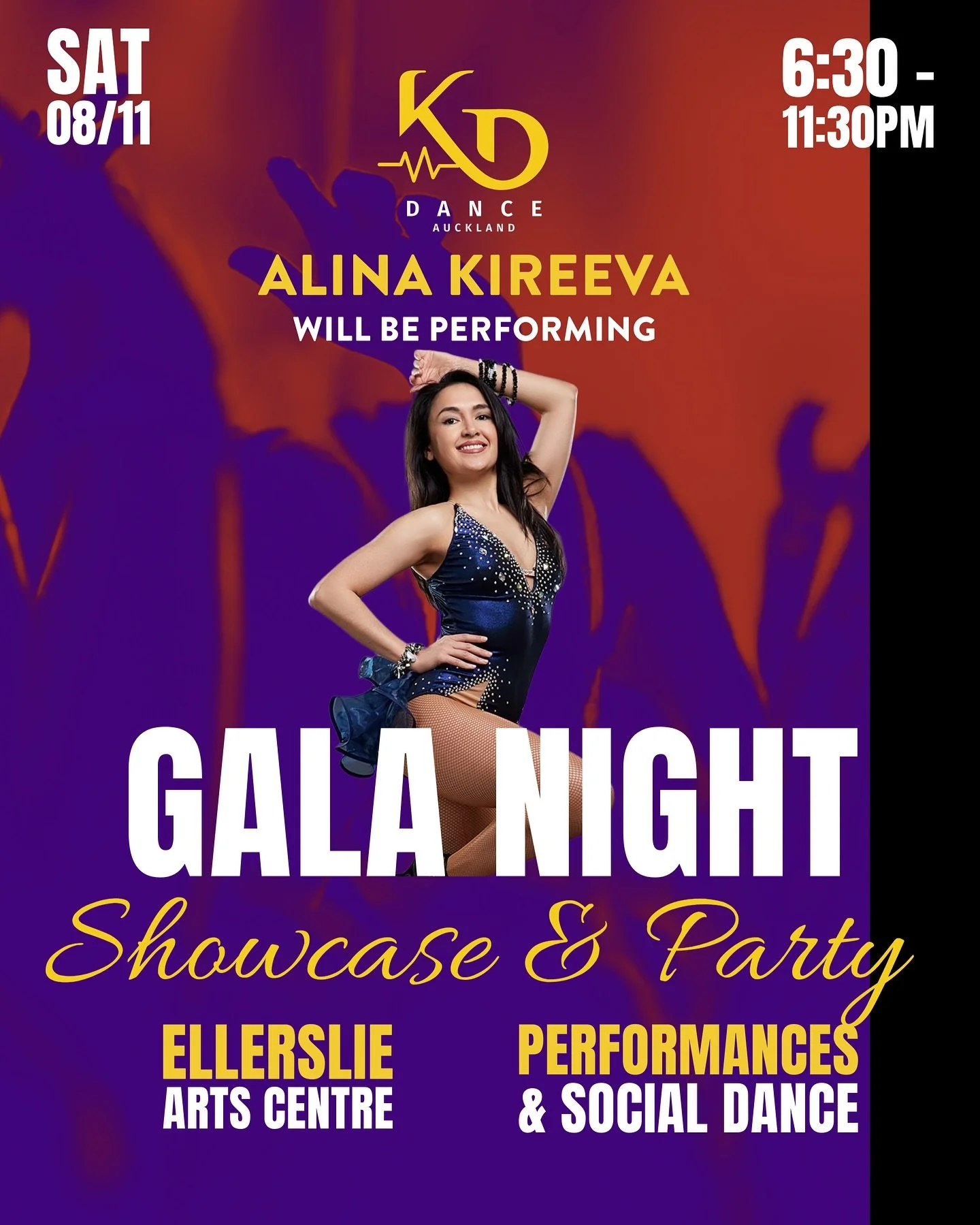 Introducing our incredible dancers who will performing at our Gala Night - Showcase &amp; Party coming up on the 8th of November.

✨Performer Spotlight - Alina Kireeva✨

Alina Kireeva is a passionate Salsa dancer and teacher with years of teaching ex