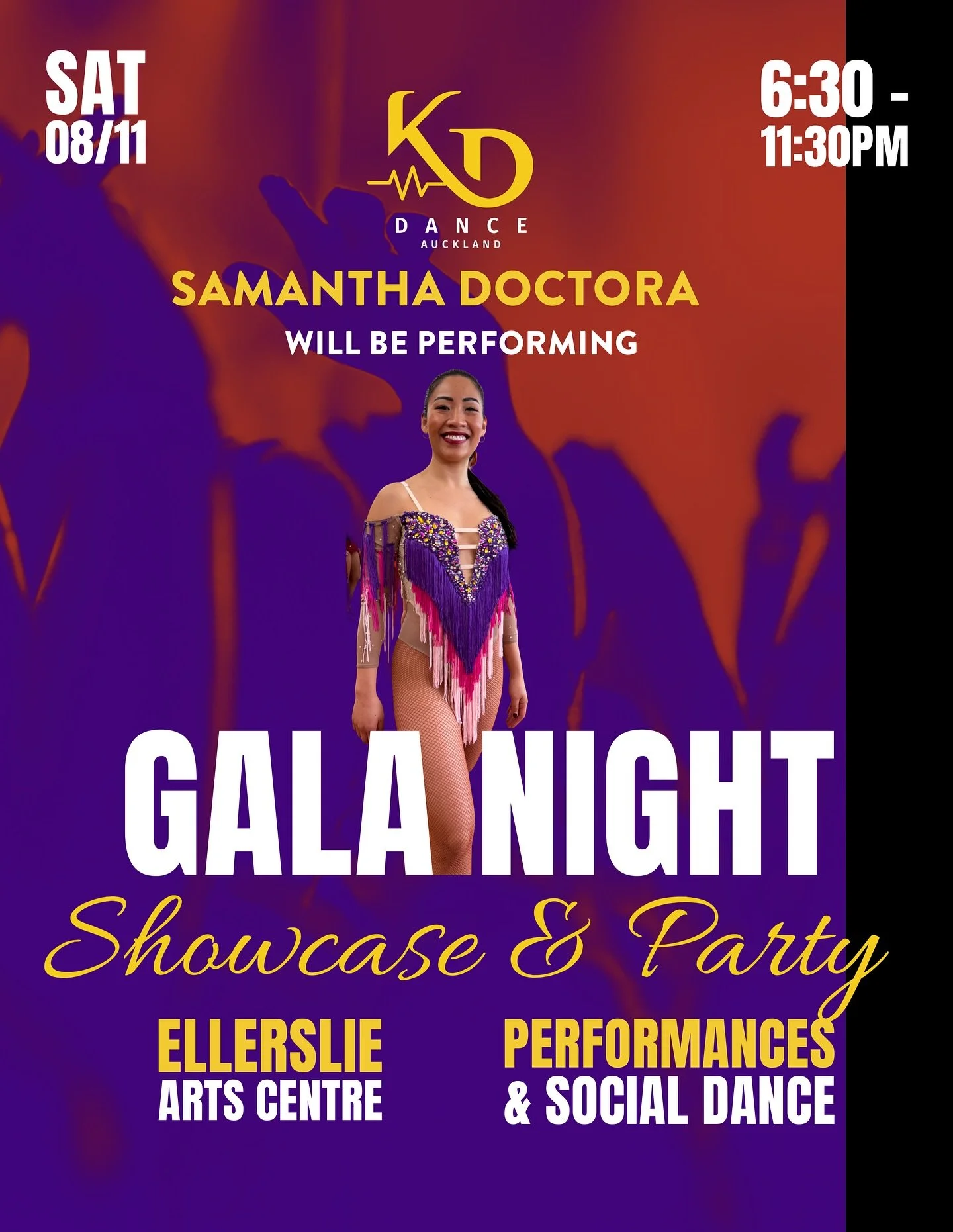 Introducing our incredible dancers who will performing at our Gala Night - Showcase &amp; Party coming up on the 8th of November.

✨Performer Spotlight - Samantha Doctora ✨

After months of dedication and online training with none other than Oliver P