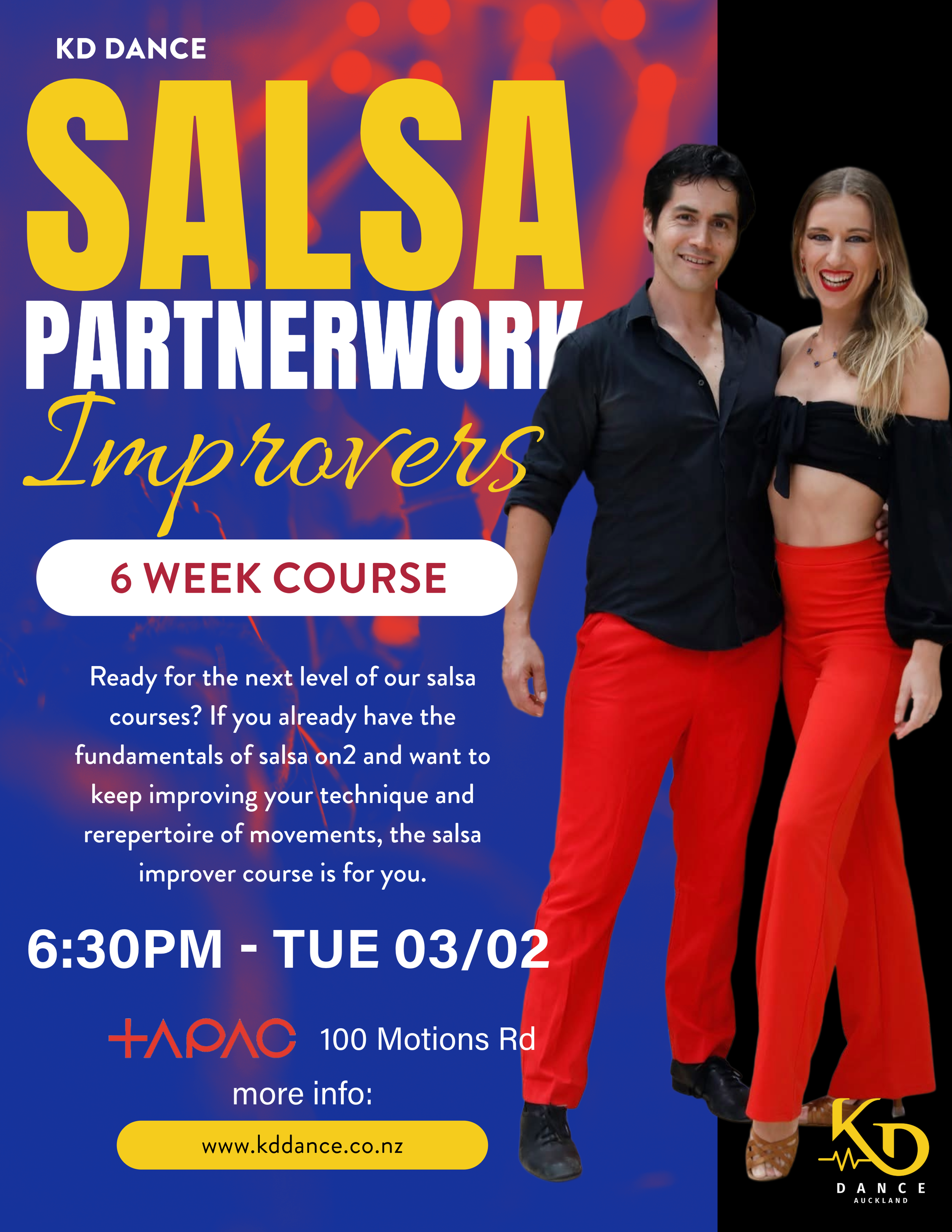 Term 1 2026 - Salsa Partnerwork Improvers