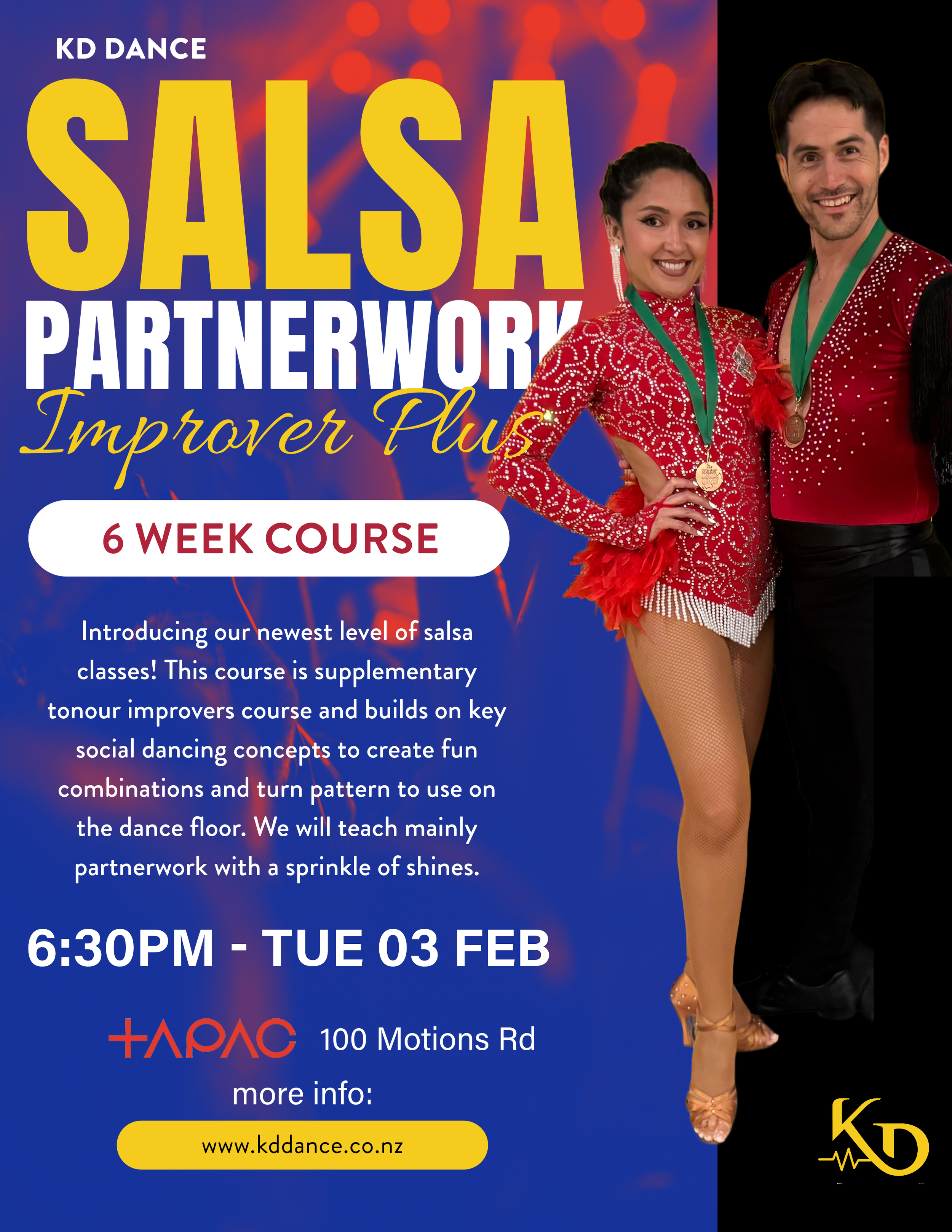 Term 1 2026 - Salsa Partnerwork Improvers Plus