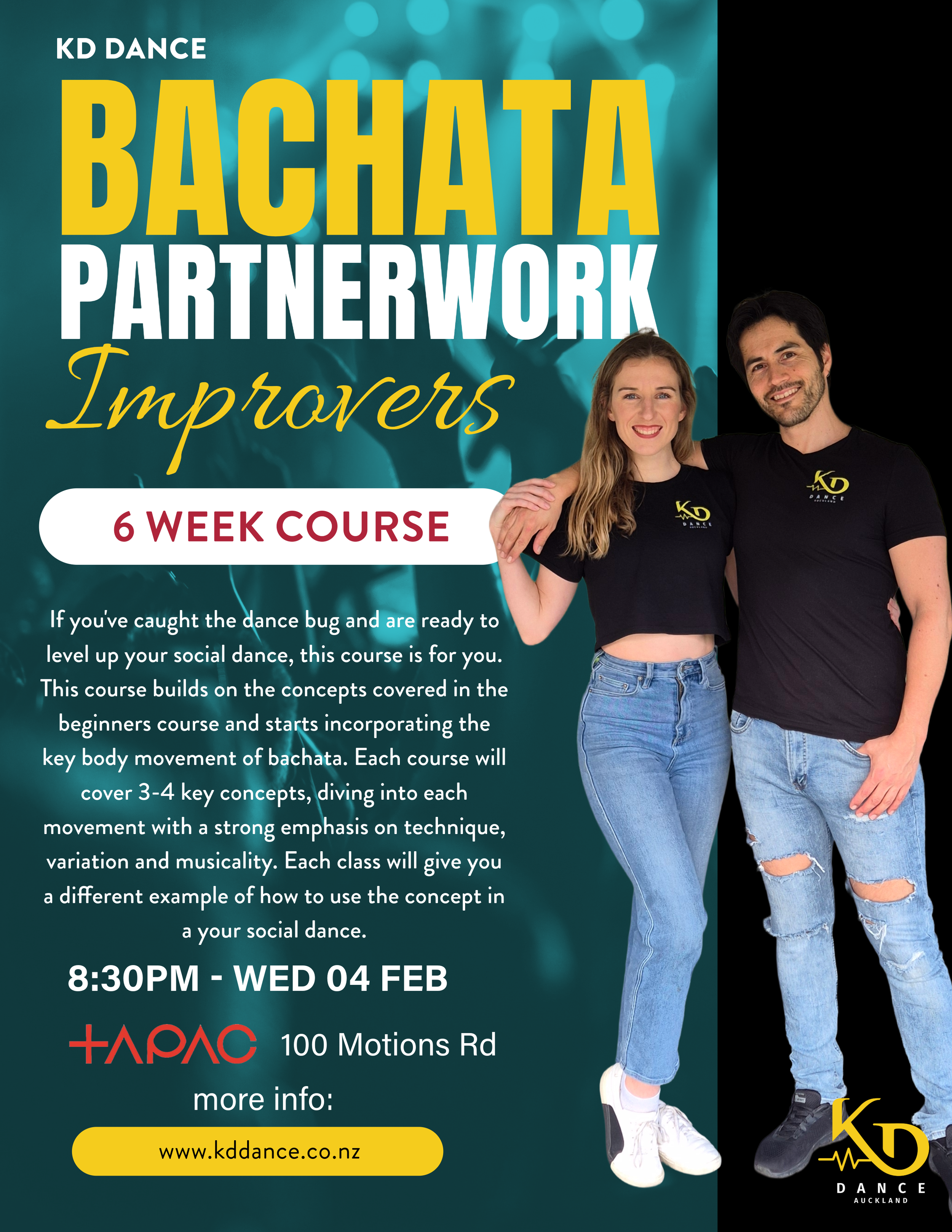 Term 1 2026 - Bachata Partnerwork Improvers