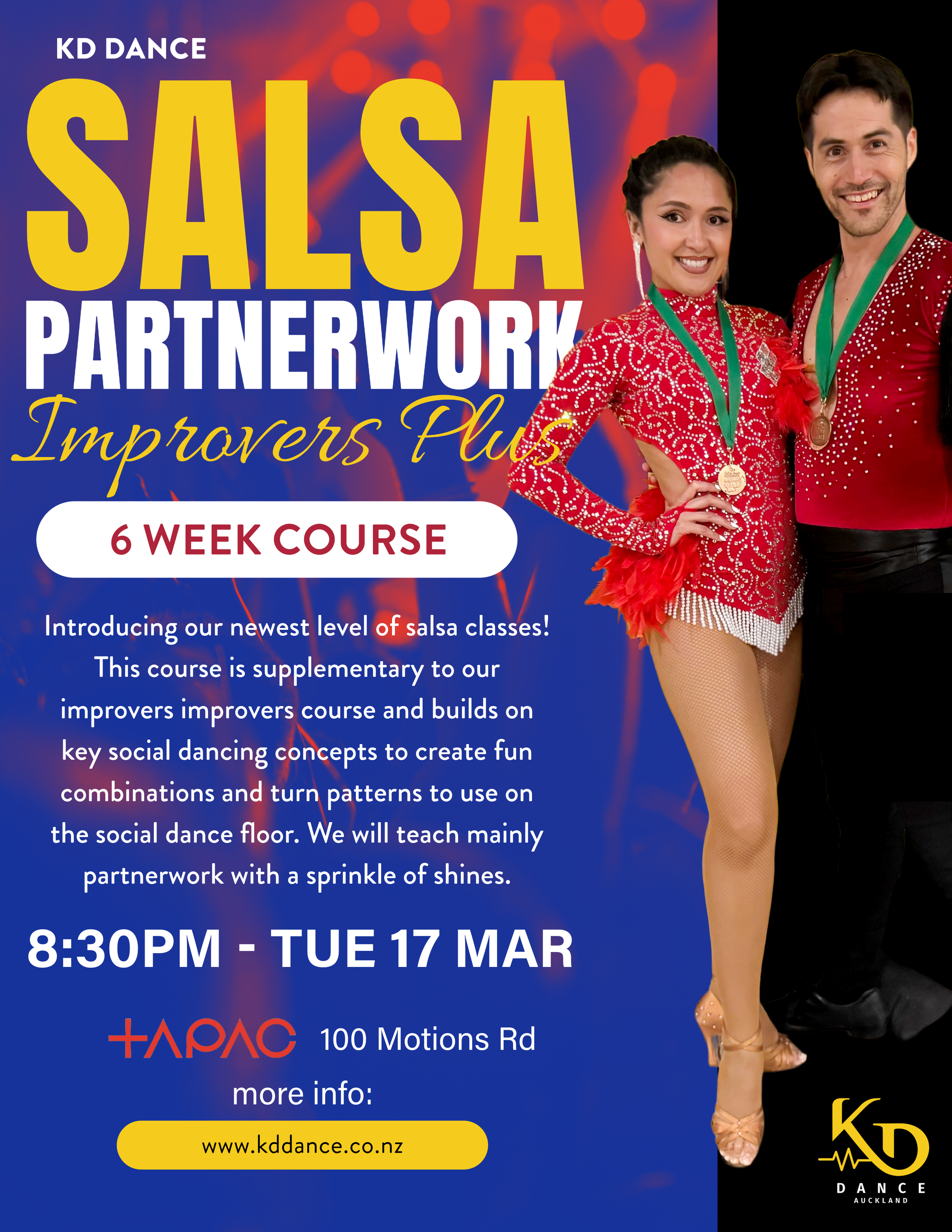Term 2 2026 - Salsa Partnerwork Improvers Plus