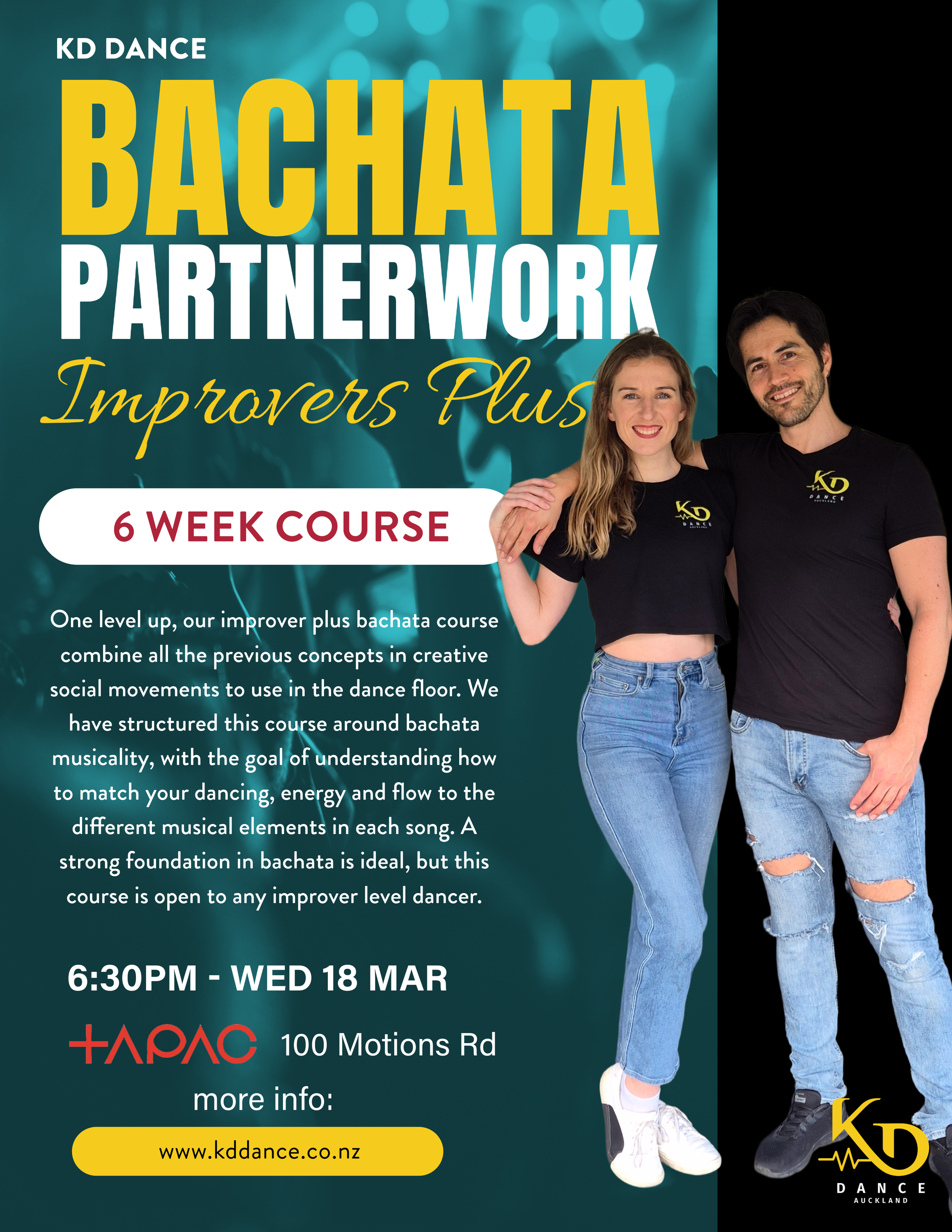 Term 2 2026 - Bachata Partnerwork Improvers Plus