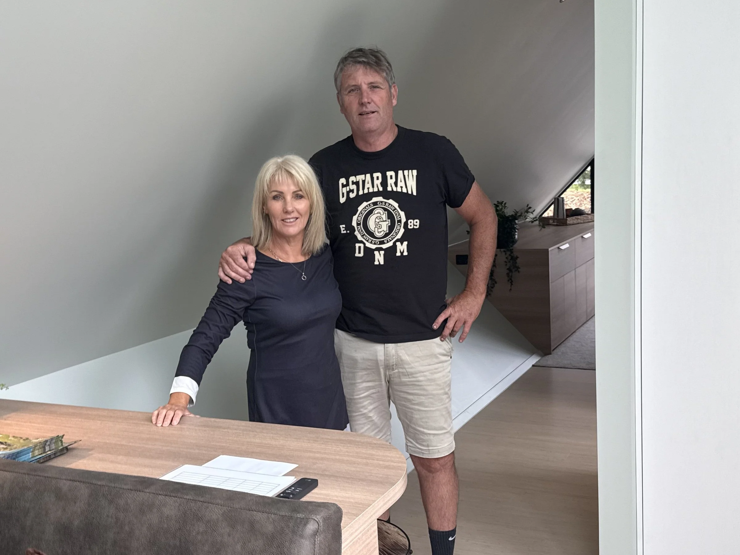 Deb and Pete Senna Developments team