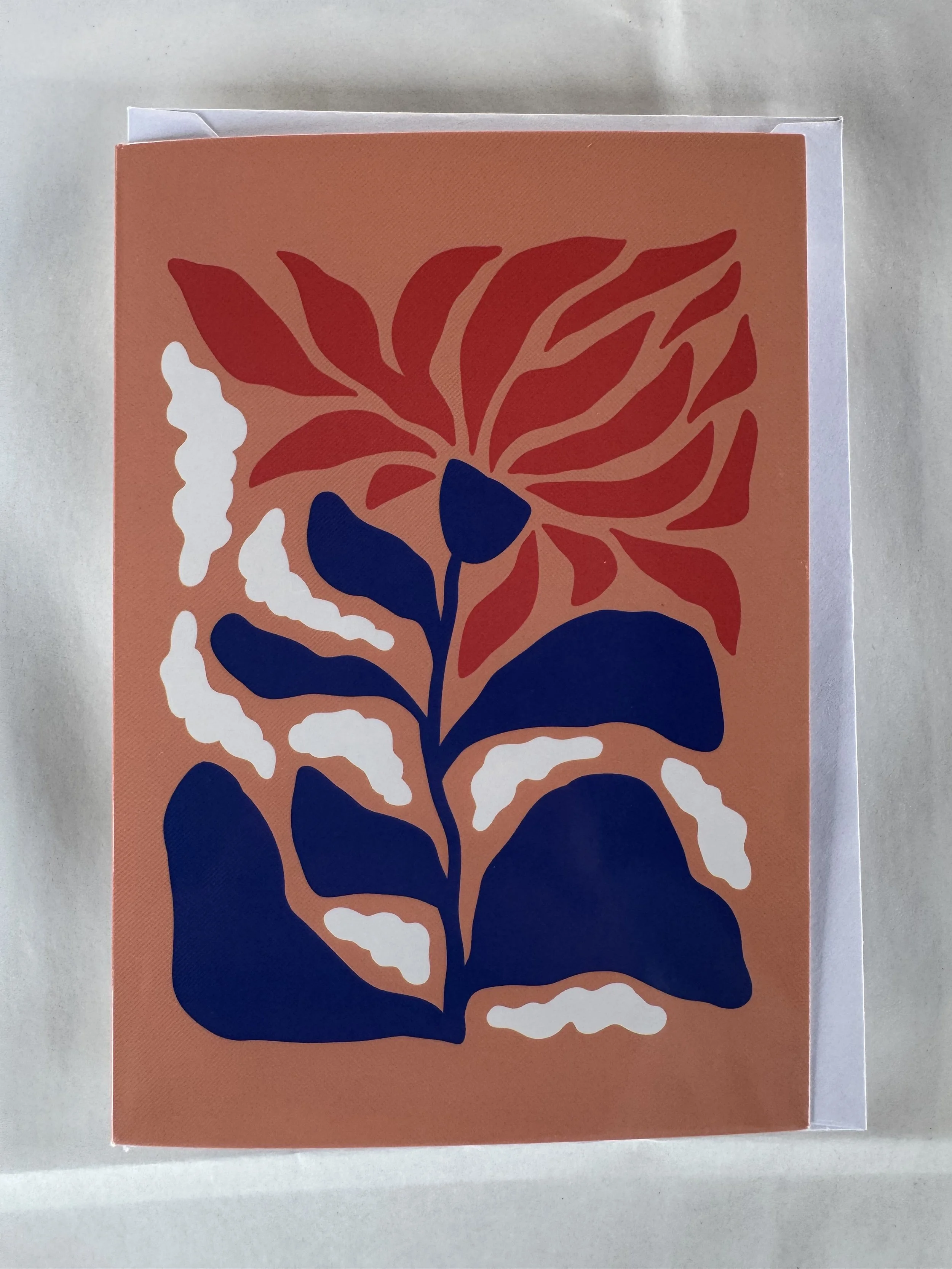 Seed Card - burgundy