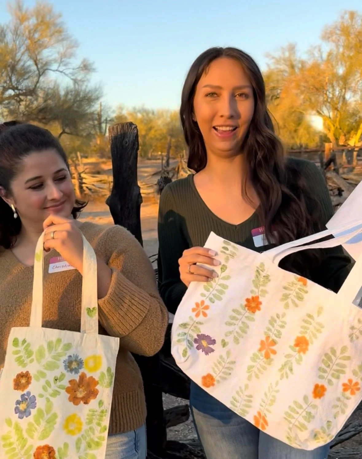 Flower Pounding Tote