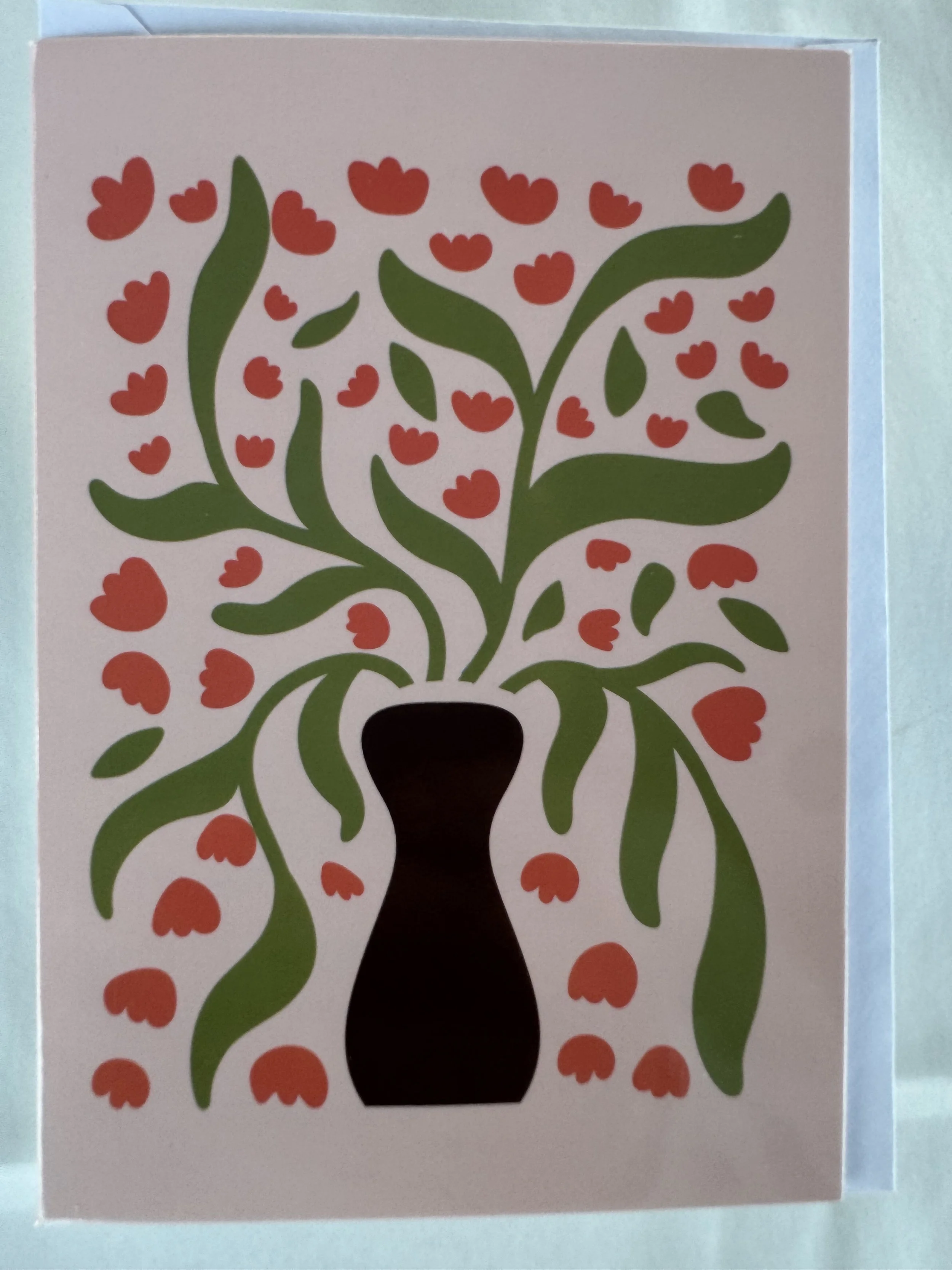 Seed Card - dark pink