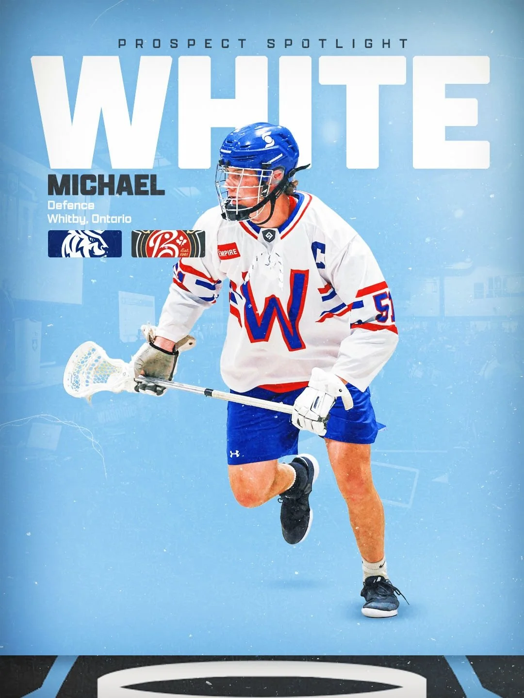 A lockdown defender who has a great blend of size and movement, @michaelwhite12 will be a force in the @nll for a long time ⏳