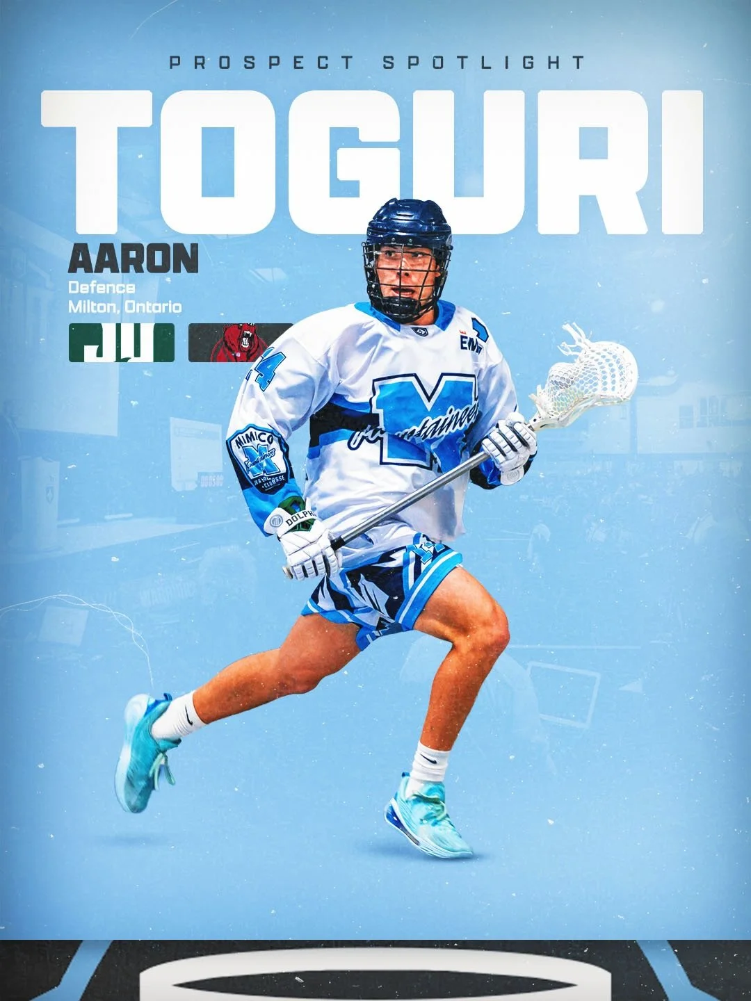 One of the best defenders on the board in the 2026 @nll Draft, @aarontoguri is ready to be a strong contributor out the back gate at the pro level