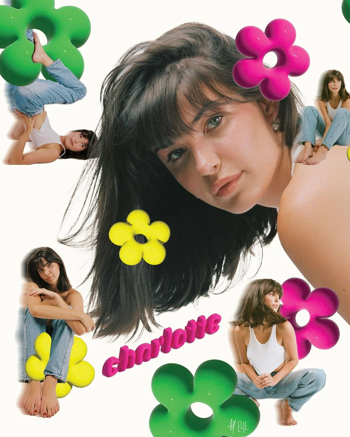 @charlottedalessio by @samdameshek 💚💛💖 Progress video is live on tiktok🫢

#adobeillustrator #inflatetool #flowers #charlottedalessio #motiongraphics #digitalcontent #pink #yellow #green