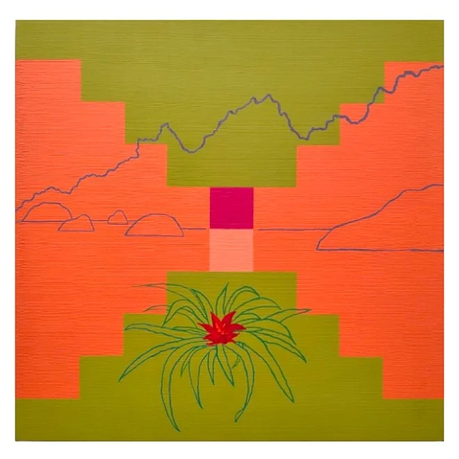 Mariana Serri |
Istmo (Bromélia), 2025-2026.
Óleo e cera sobre tela.
40 x 40 cm.
R$ 8.318,70