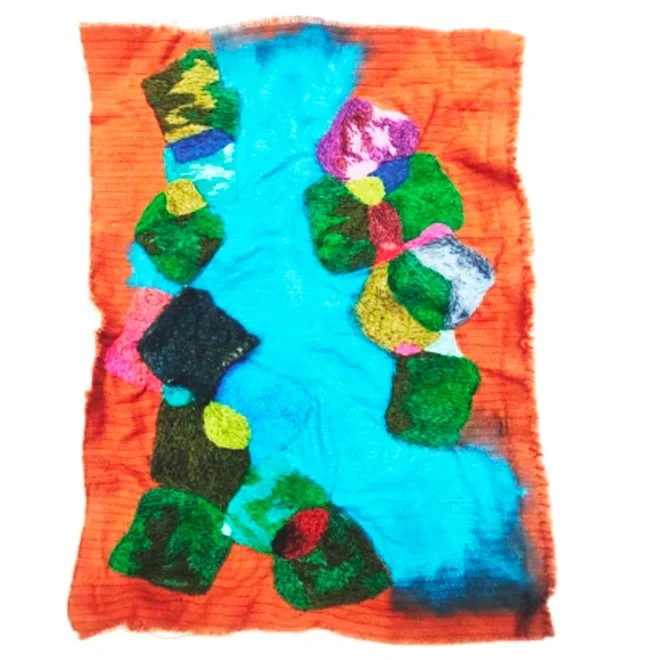 Maíra Vaz Valente |
Confluência #02, 2024.
Algodão, cerâmica, bordado e acrílica.
30 x 42 cm.
R$ 1.422,00