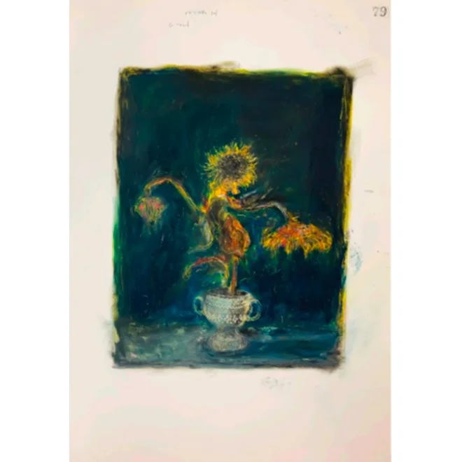 Maurício Adinolfi |
Girassol 2, 2025/26.
Pastel oleoso sobre papel encerado, 32 x 22 cm.
R$ 2.246,76