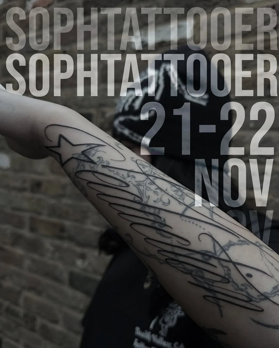 We&rsquo;ve got @sophtattooer guesting with us on the 21st &amp; 22nd of November 😎
She does some seriously sick work, that proper cool stuff ⛓️&zwj;💥 ✨ 
To book in with her, just follow the instructions on her profile
Can&rsquo;t wait to have her 