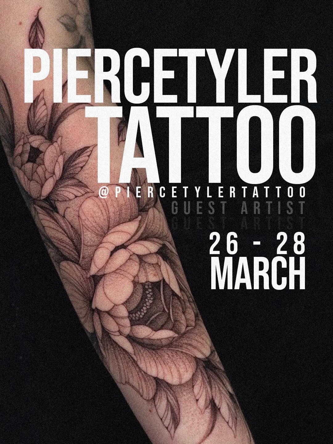 Oi, look who&rsquo;s back&hellip; it&rsquo;s @piercetylertattoo 

He&rsquo;s with us next week. He&rsquo;s pretty much booked up, but there might be a small slot on one of the days

Drop him a message directly if you want to try and grab it

Even if 