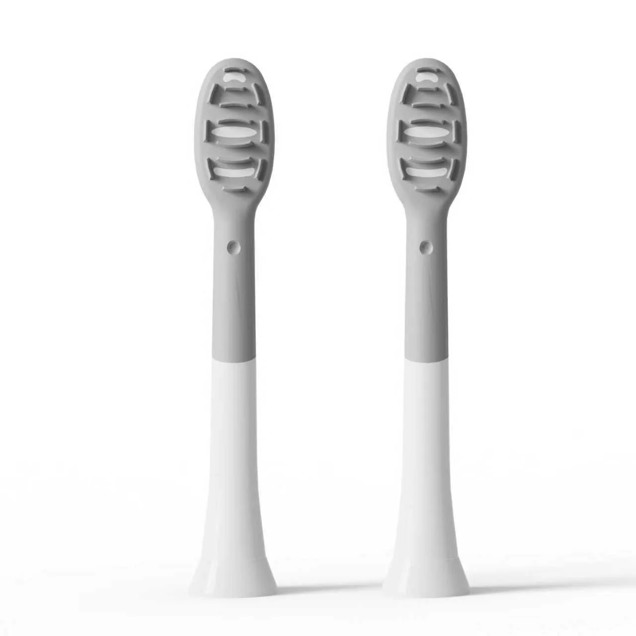 Oraléy Sensitive Care Ultra Soft Brush Heads - 2 Pack White with Tongue Scraper