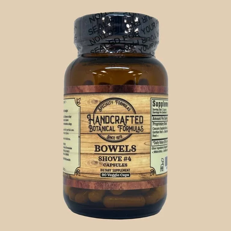 HANDCRAFTED Bowels – Shove (#4) (90 Capsules) GI #5 SUPER MOVER EQUIVALENT