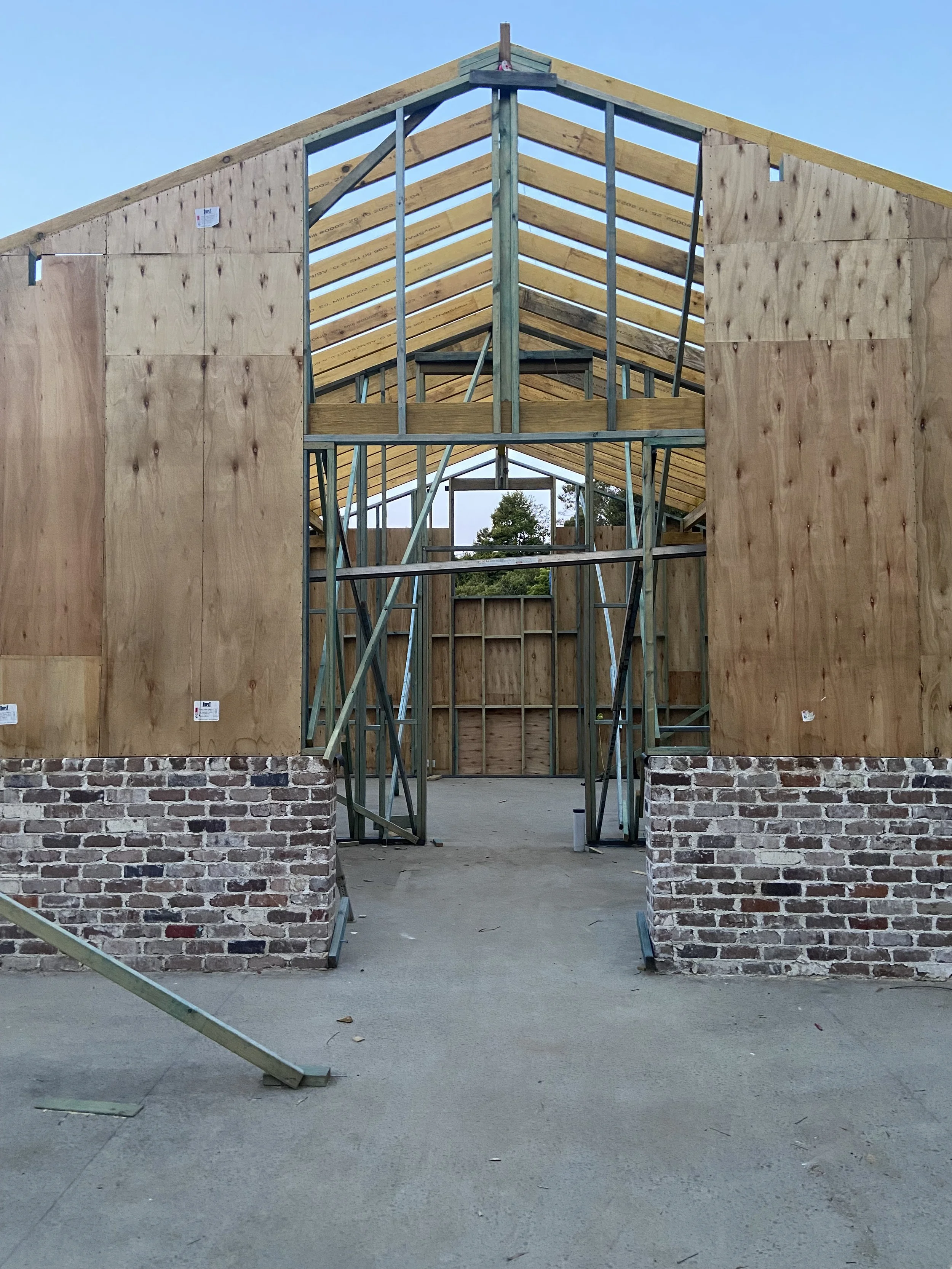 custom architectural build farm shed recycled brick timber stone jamberoo south coast
